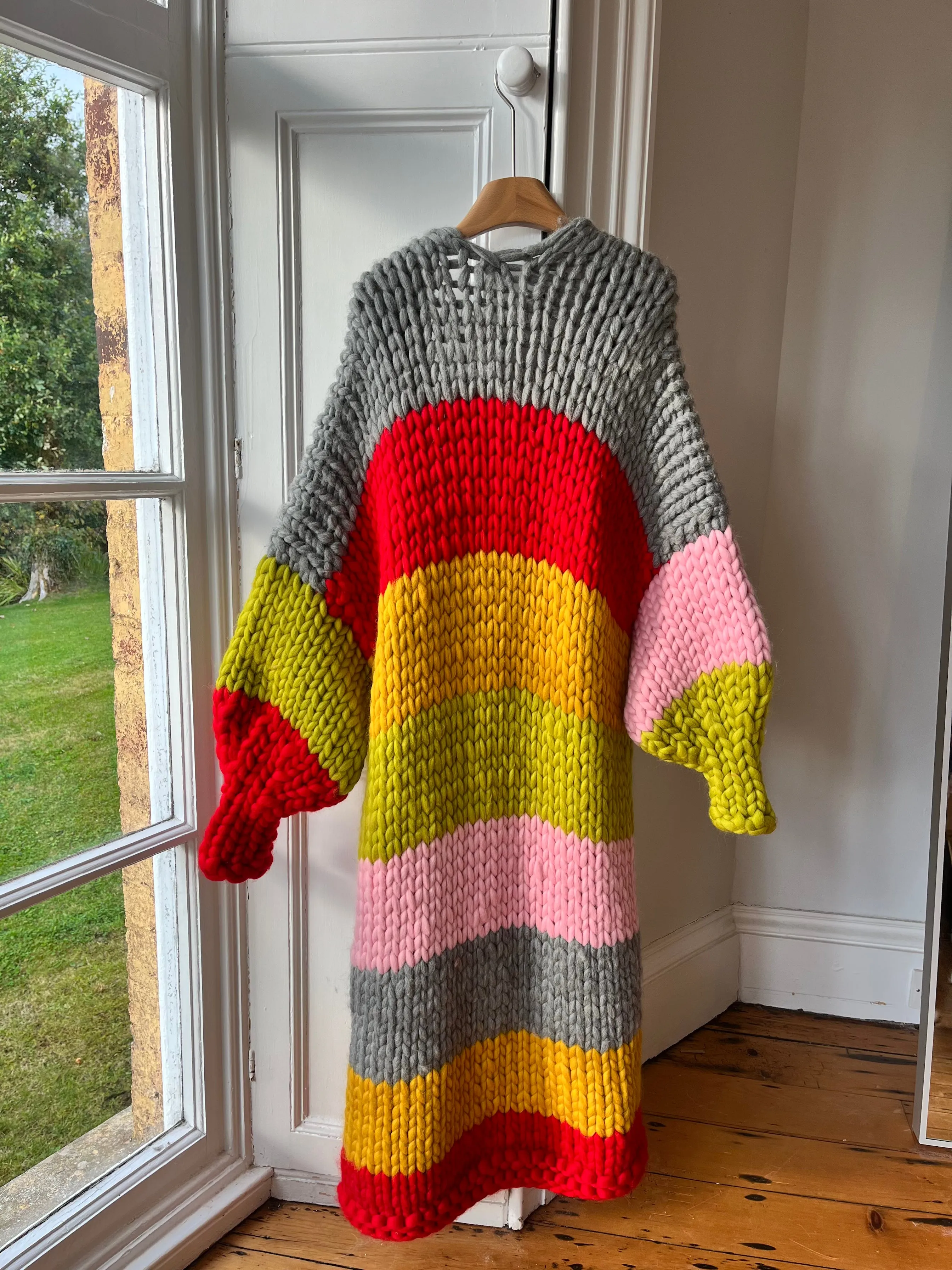 Chunky Knit Maxi Cardigan #1 (Sample) sold by Hope Macaulay product image thumbnail 3