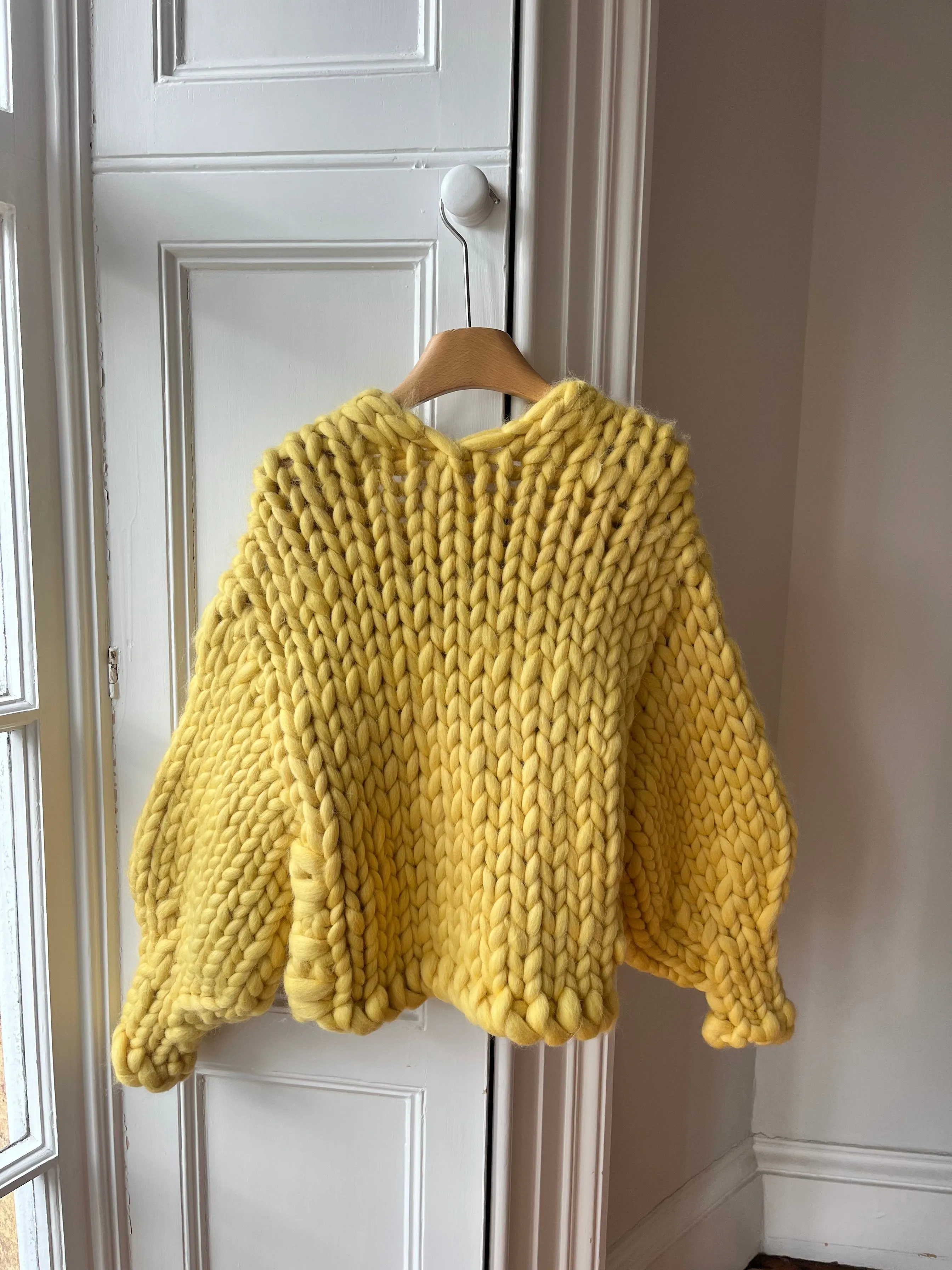 Yellow Colossal Knit Cardigan M/L (Sample) sold by Hope Macaulay product image thumbnail 3