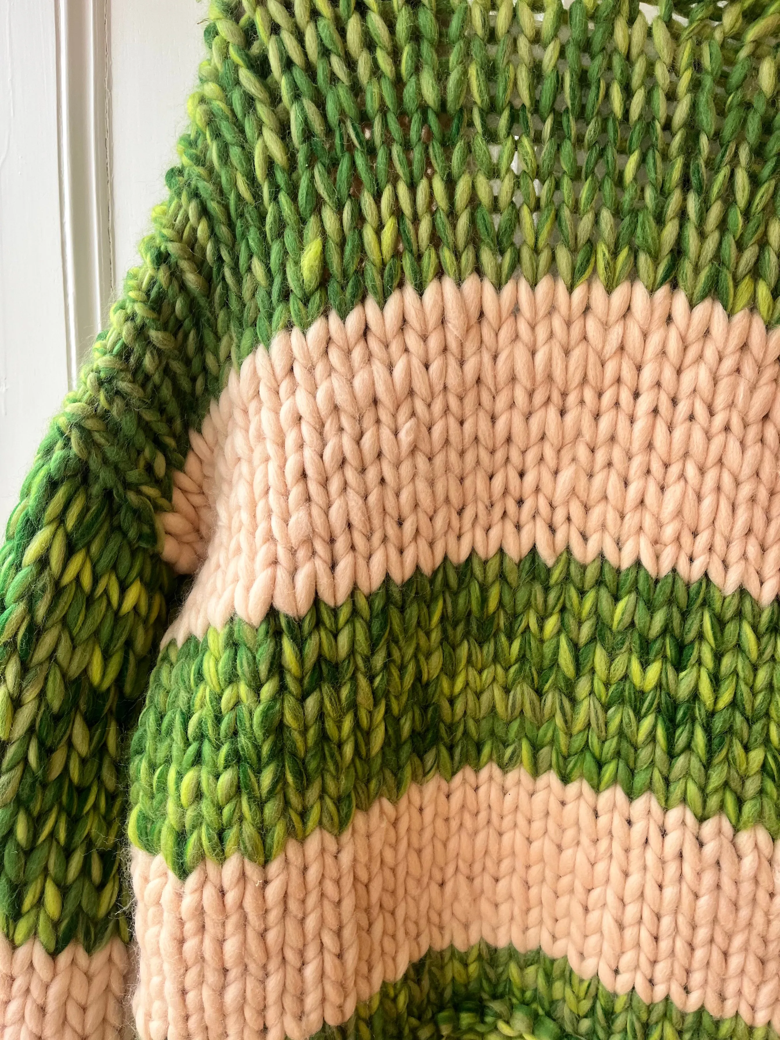 1of1 Blended Green Chunky Knit Cardigan S/M (Sample) sold by Hope Macaulay product image thumbnail 4