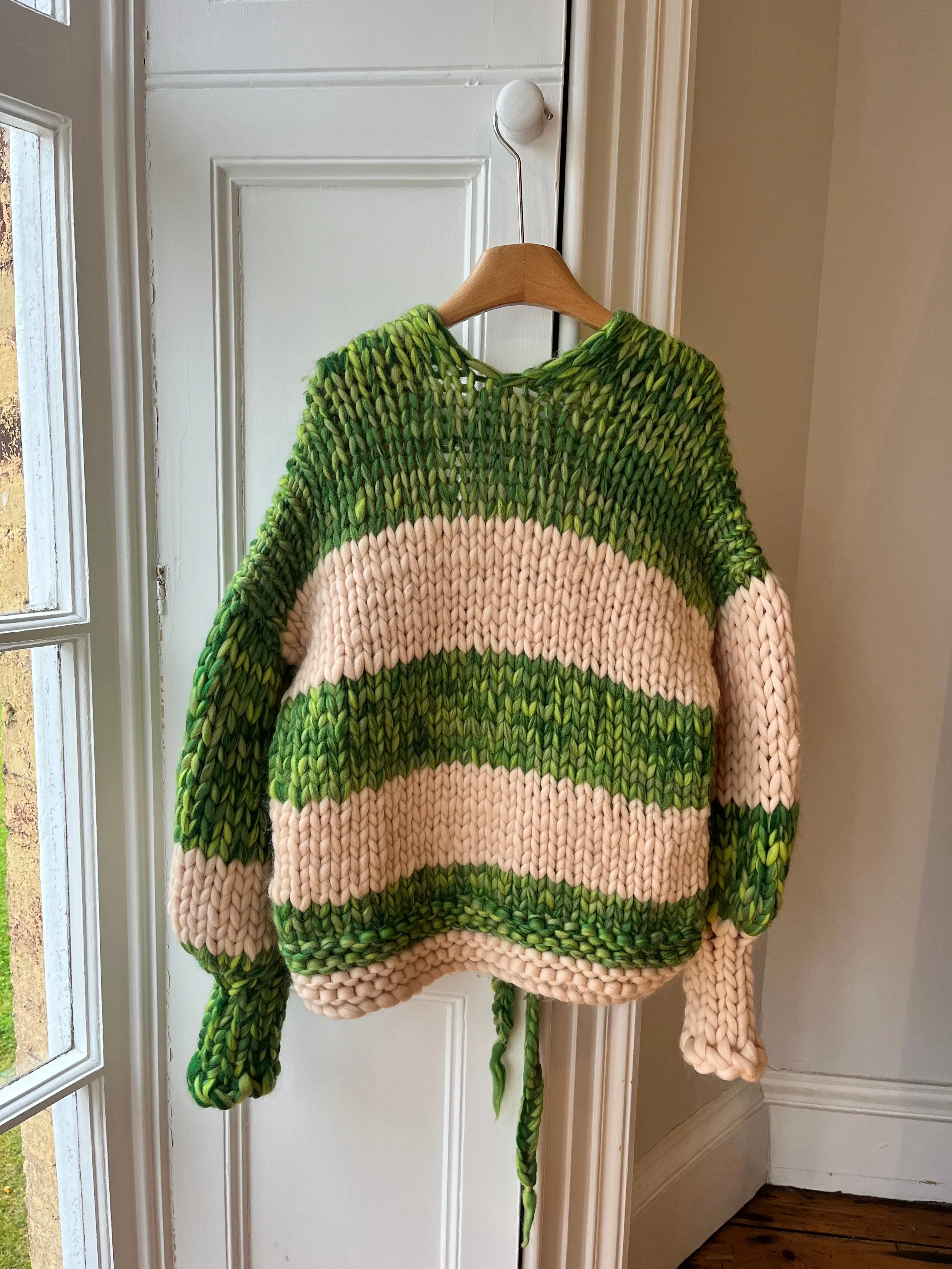 1of1 Blended Green Chunky Knit Cardigan S/M (Sample) sold by Hope Macaulay product image thumbnail 3