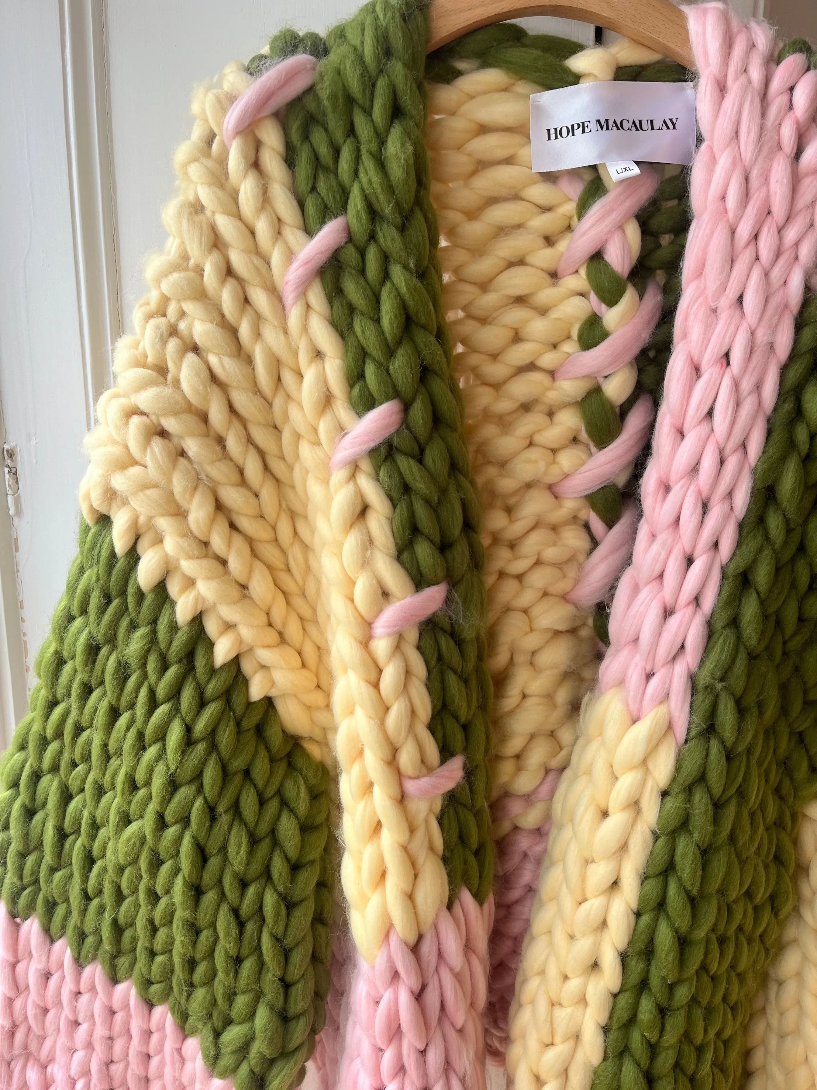 Olive Colossal Knit Cardigan XXL (Sample) sold by Hope Macaulay product image thumbnail 2