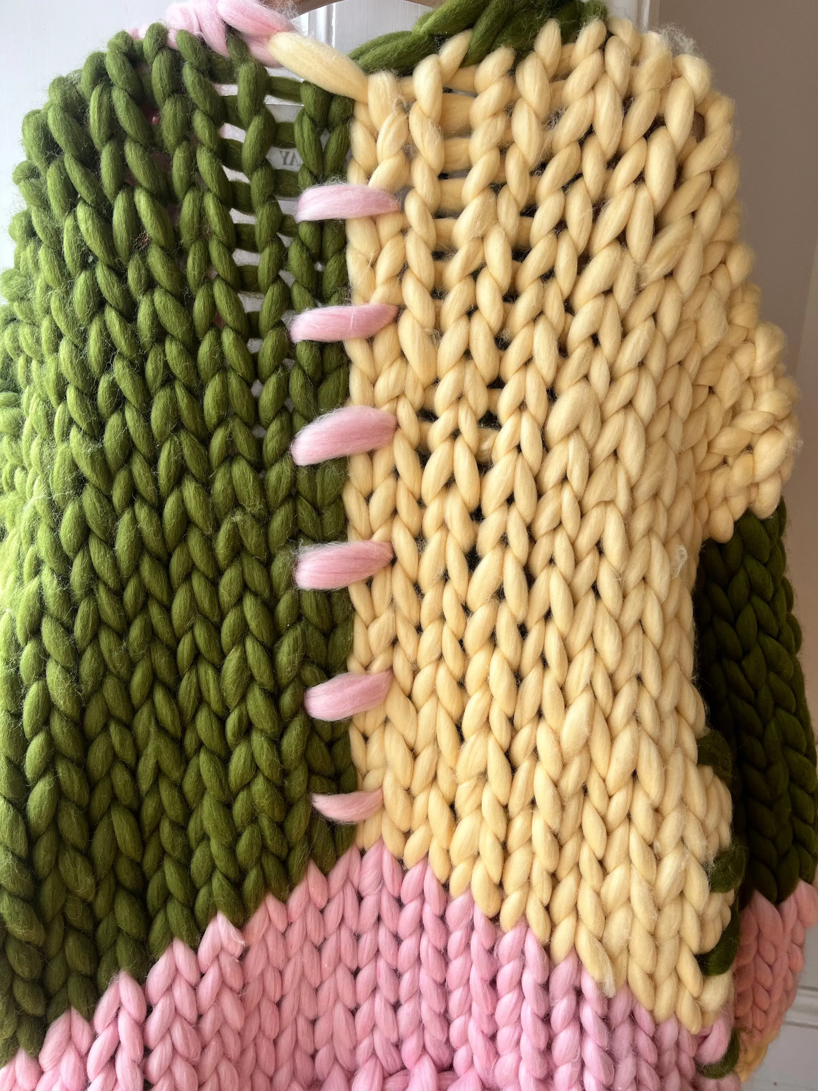 Olive Colossal Knit Cardigan XXL (Sample) sold by Hope Macaulay product image thumbnail 4