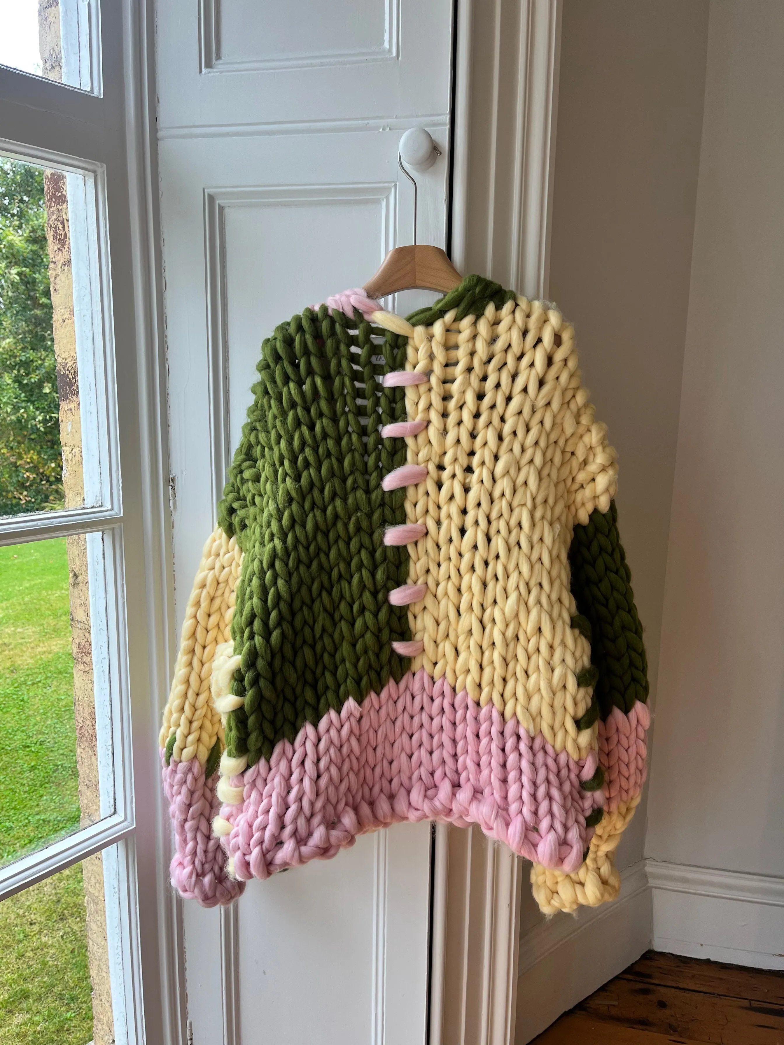 Olive Colossal Knit Cardigan XXL (Sample) sold by Hope Macaulay product image thumbnail 3