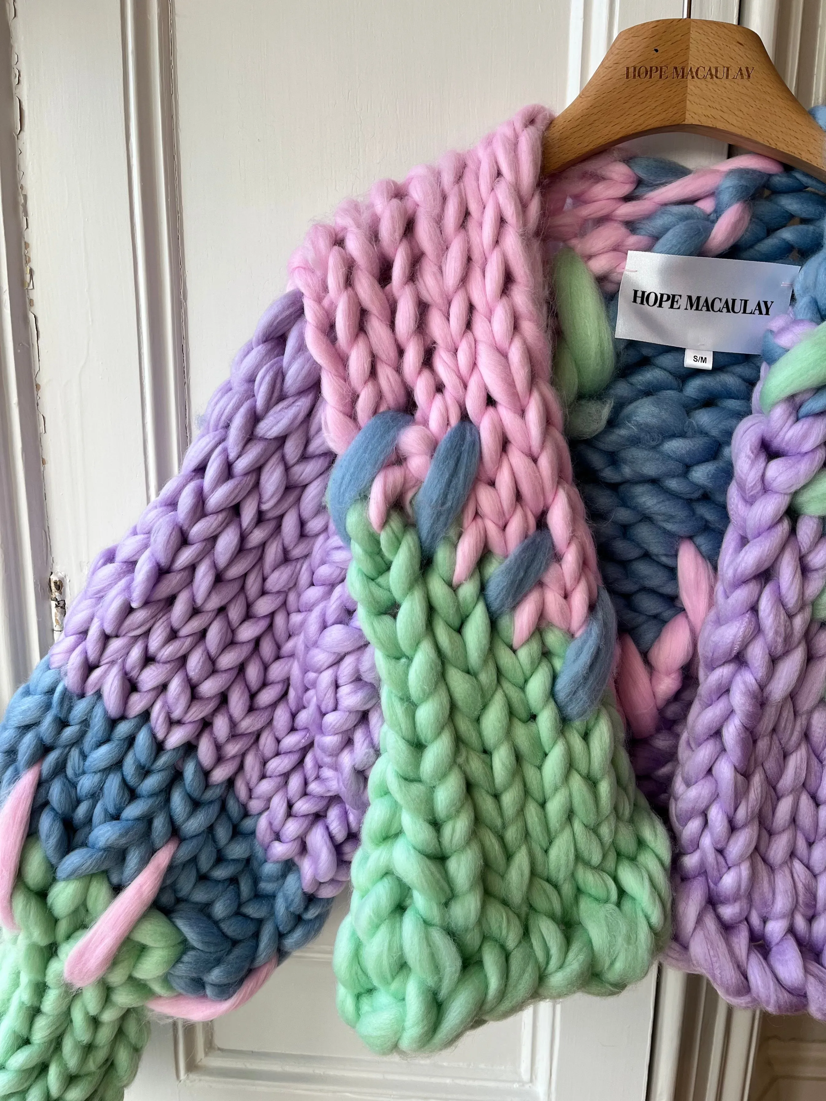 1of1 Mint, Pink & Purple Colossal Knit Cardigan XS/S (Sample) sold by Hope Macaulay product image thumbnail 2