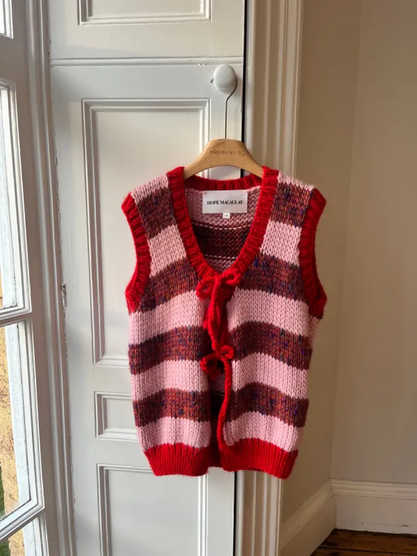 Poppy Knit Sweater Vest L/XL (Sample) sold by Hope Macaulay