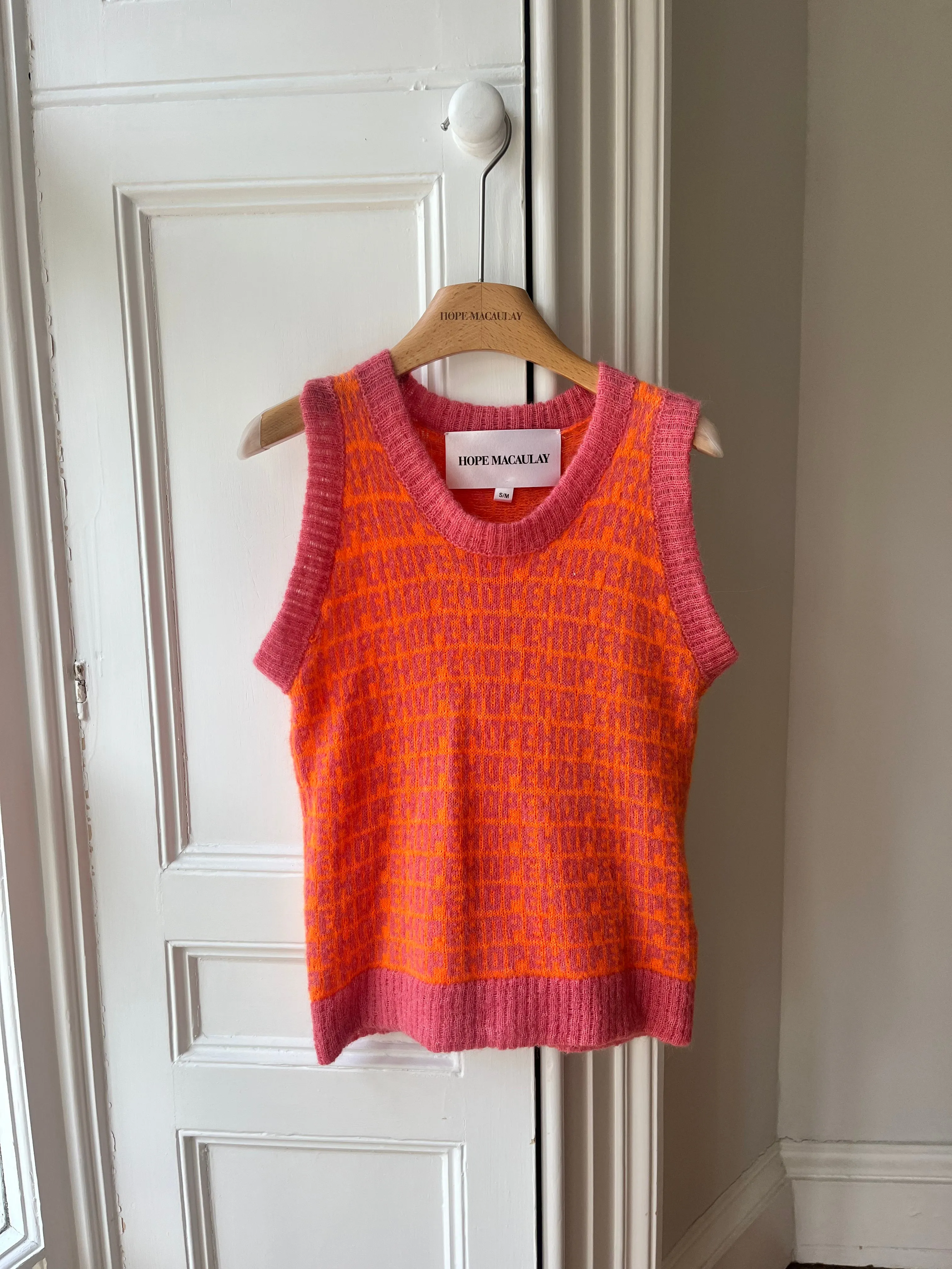 Hope Knit Sweater Vest S/M (Sample) sold by Hope Macaulay