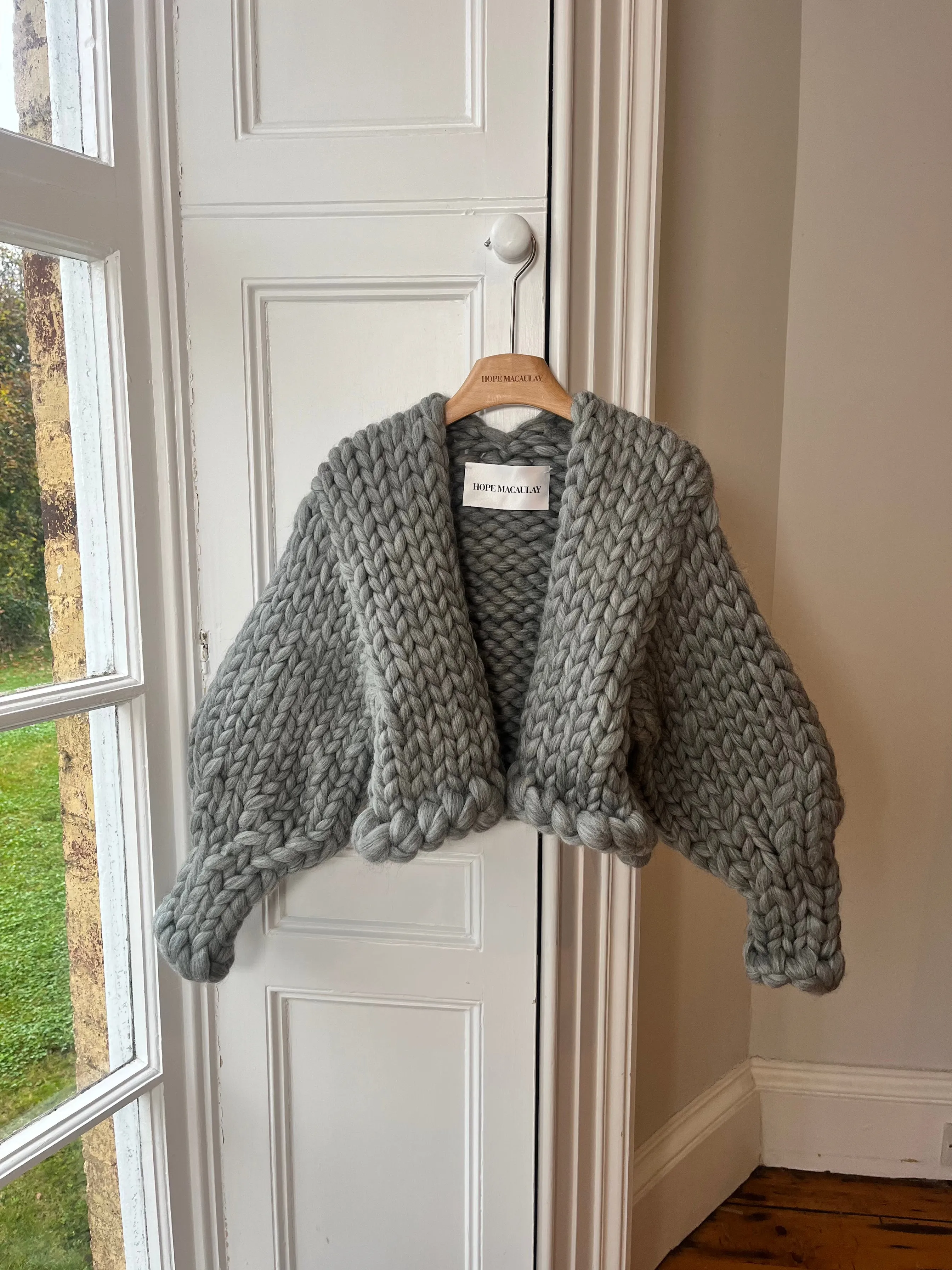 Grey Colossal Knit Cardigan XS/S (Sample) sold by Hope Macaulay