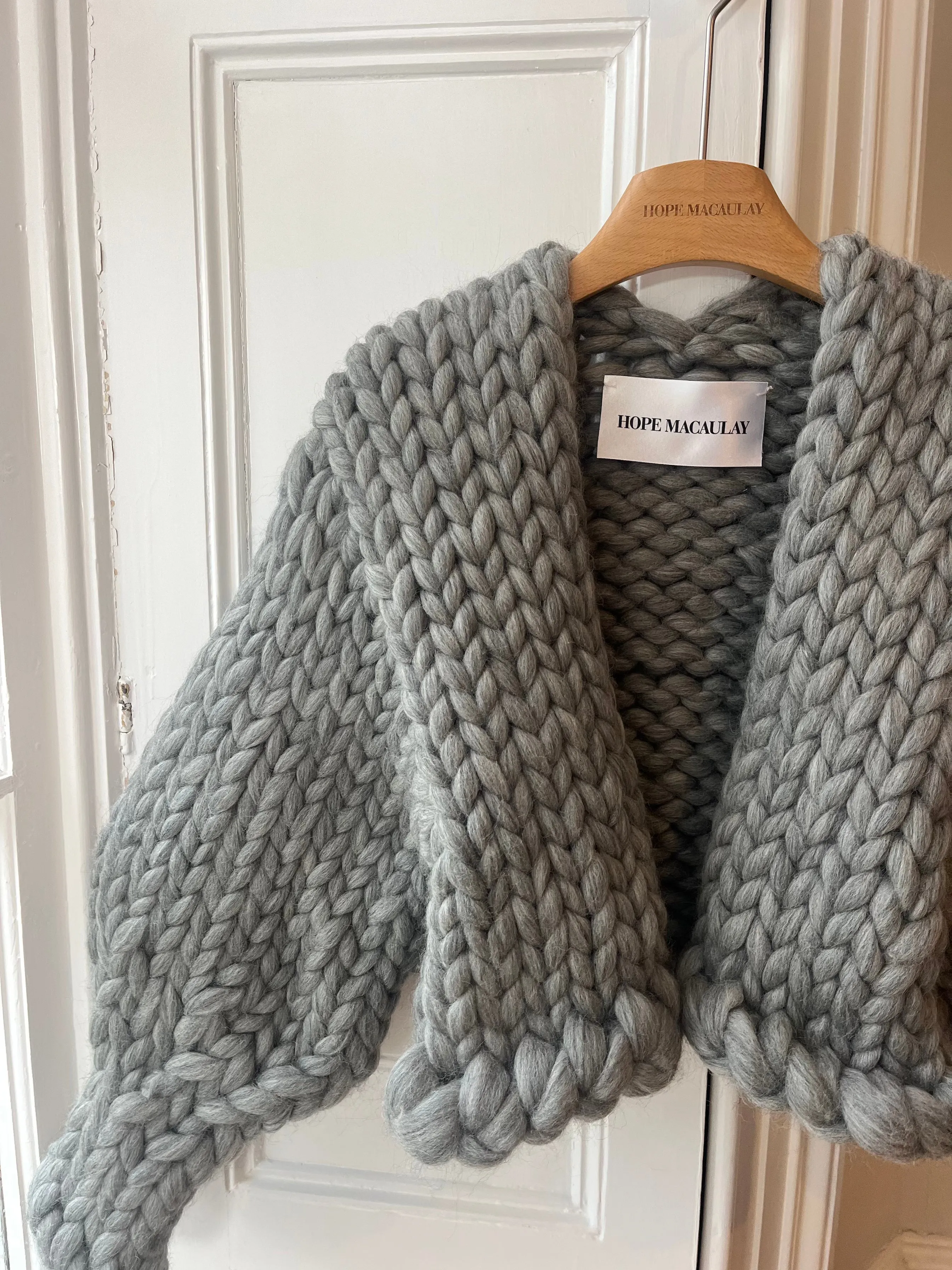 Grey Colossal Knit Cardigan XS/S (Sample) sold by Hope Macaulay product image thumbnail 2