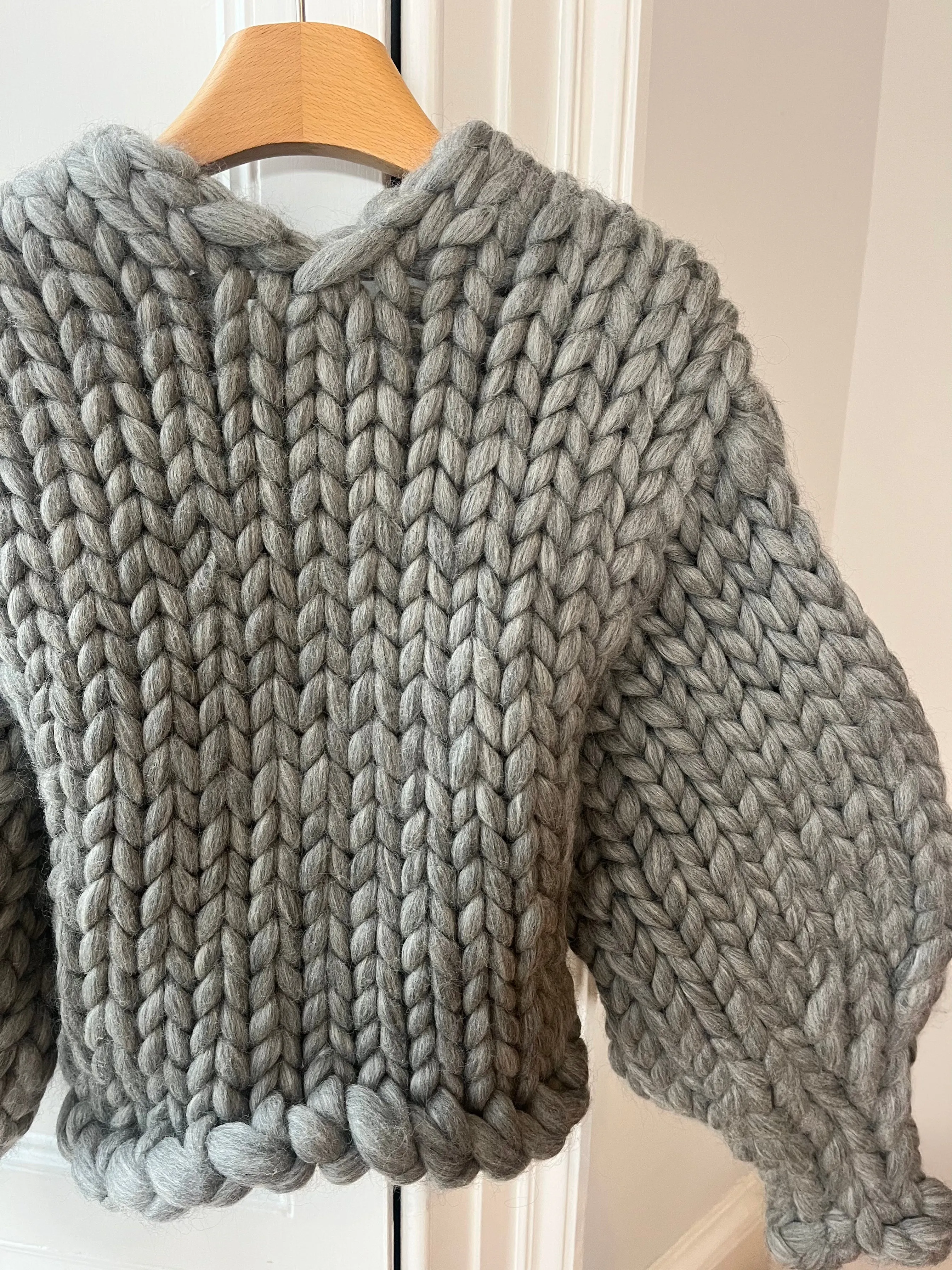 Grey Colossal Knit Cardigan XS/S (Sample) sold by Hope Macaulay product image thumbnail 4