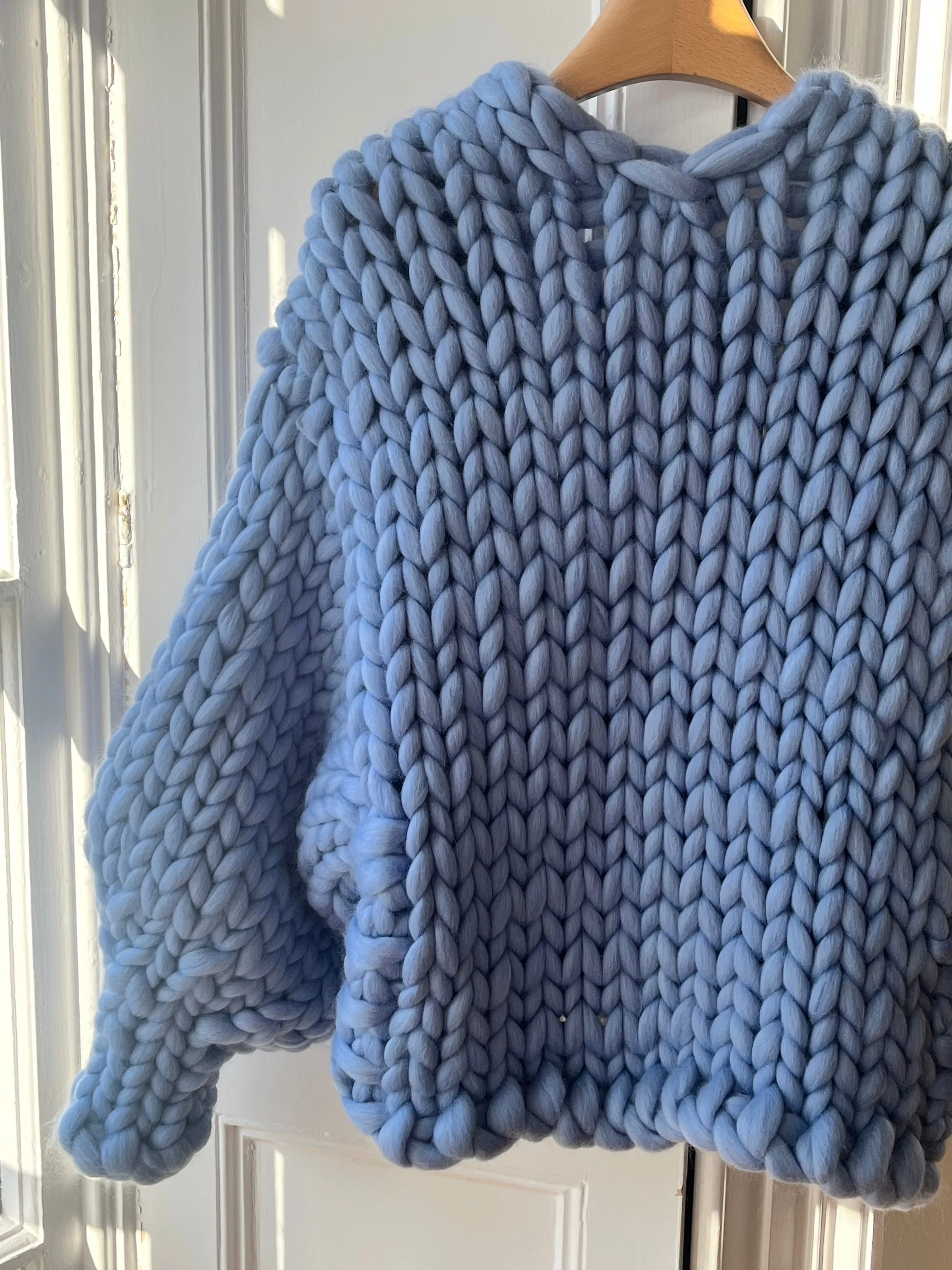 Blue Colossal Knit Cardigan (Sample) sold by Hope Macaulay product image thumbnail 4