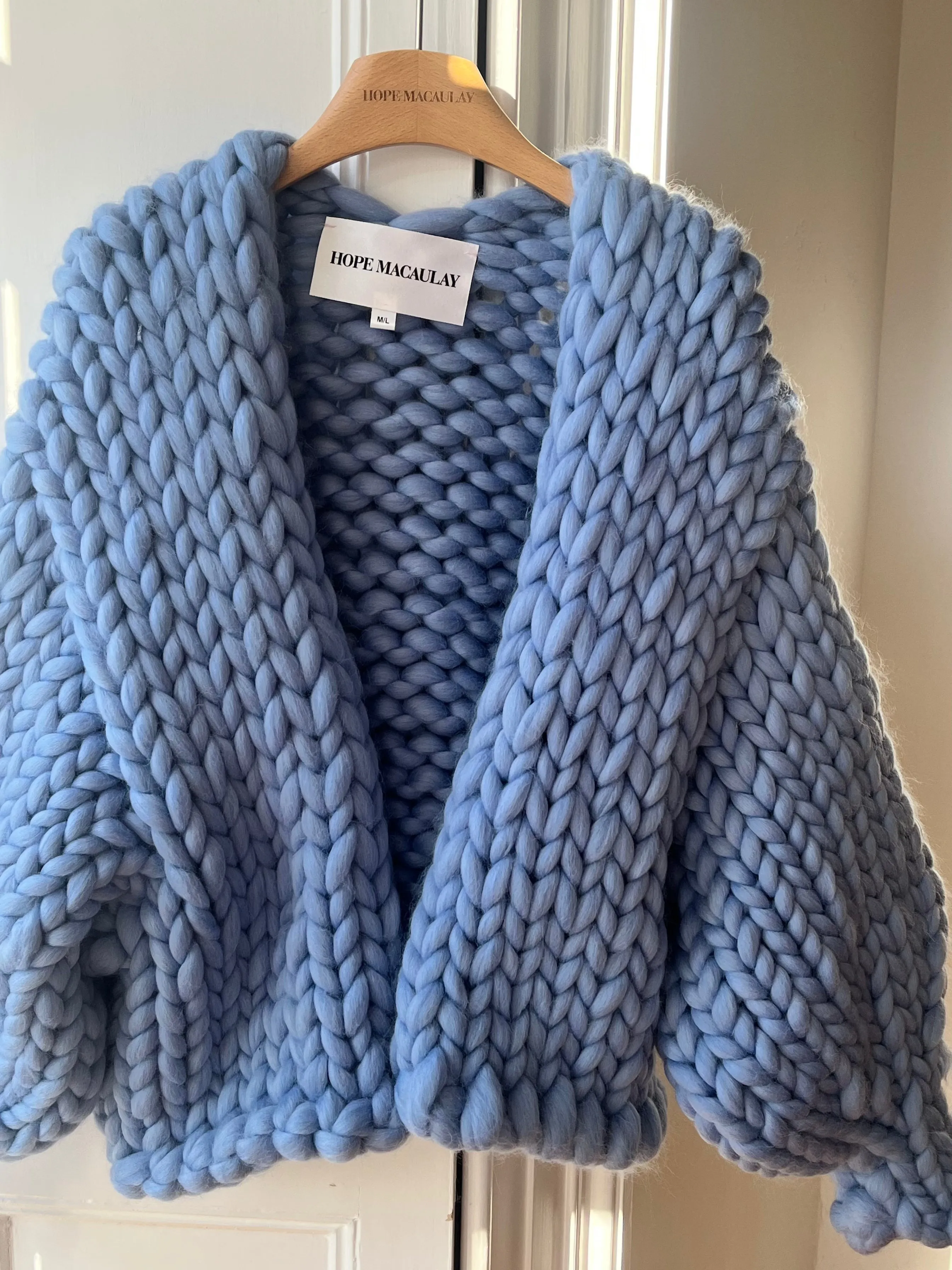 Blue Colossal Knit Cardigan (Sample) sold by Hope Macaulay product image thumbnail 2