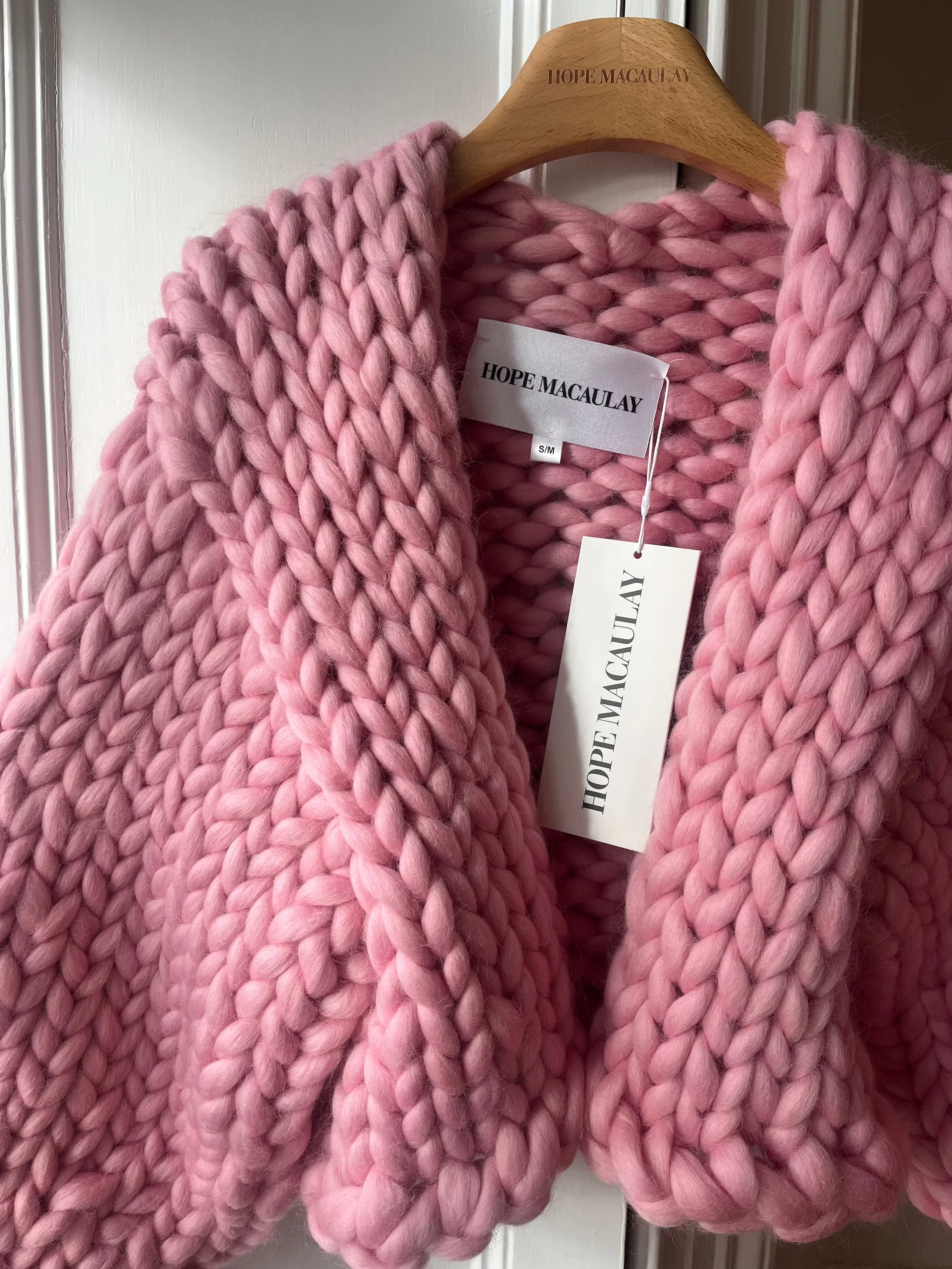 Pink Colossal Knit Cardigan (Sample) sold by Hope Macaulay product image thumbnail 2
