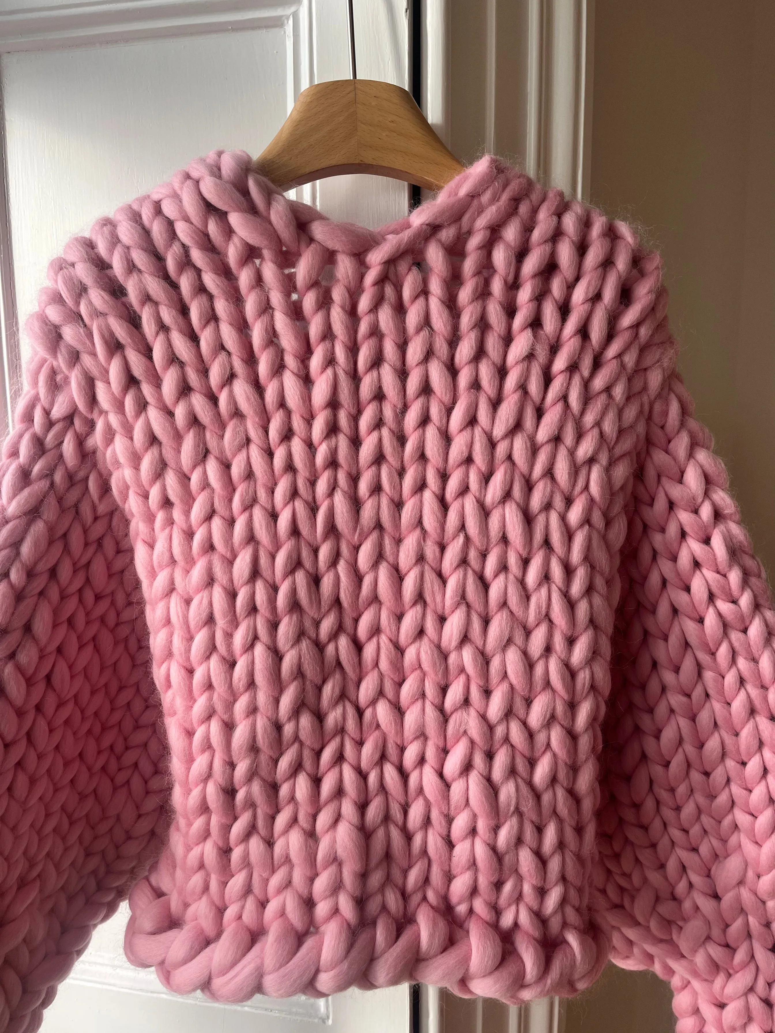 Pink Colossal Knit Cardigan (Sample) sold by Hope Macaulay product image thumbnail 4