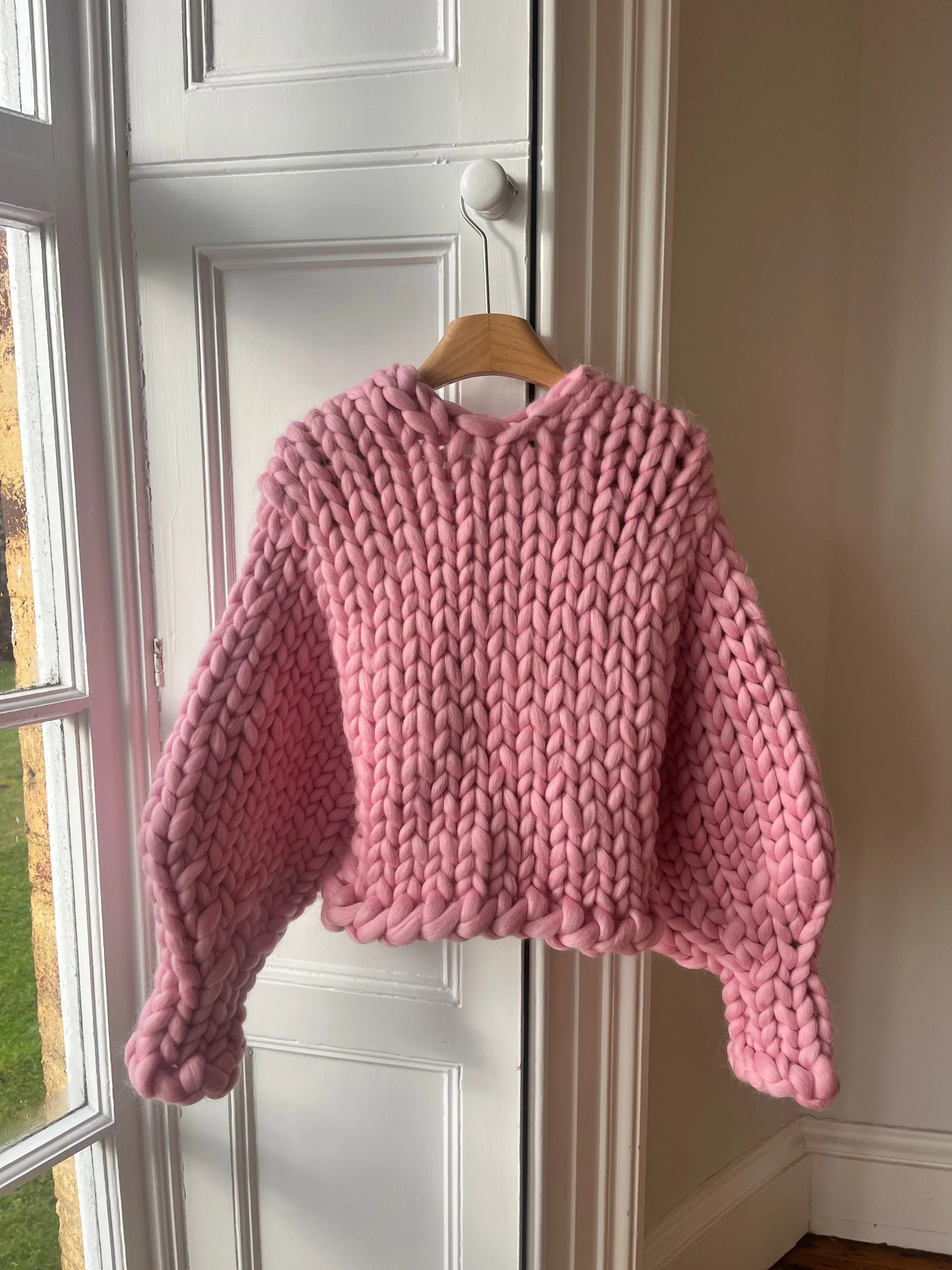 Pink Colossal Knit Cardigan (Sample) sold by Hope Macaulay product image thumbnail 3