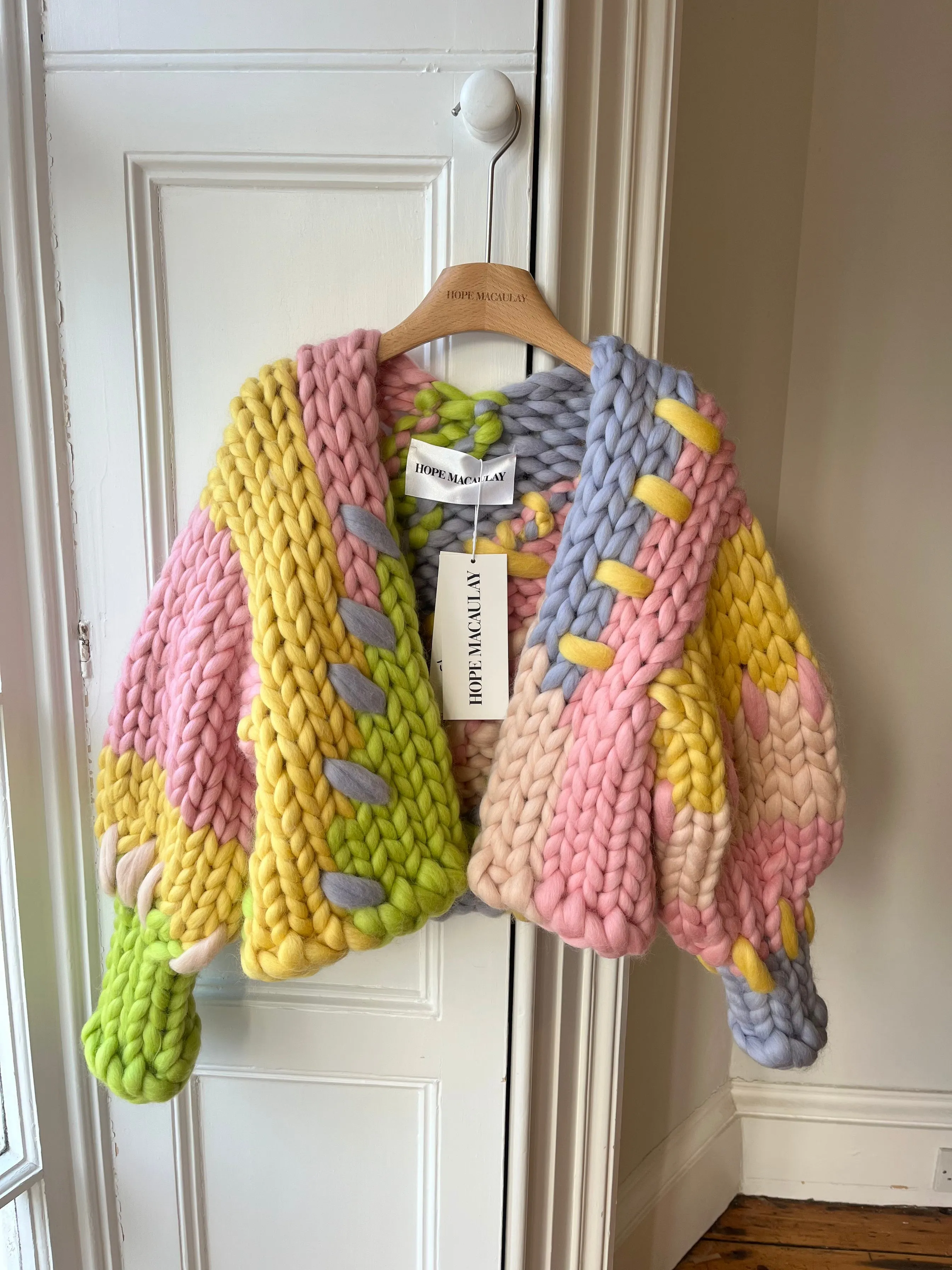 Pastel Colossal Knit Cardigan (Sample) sold by Hope Macaulay