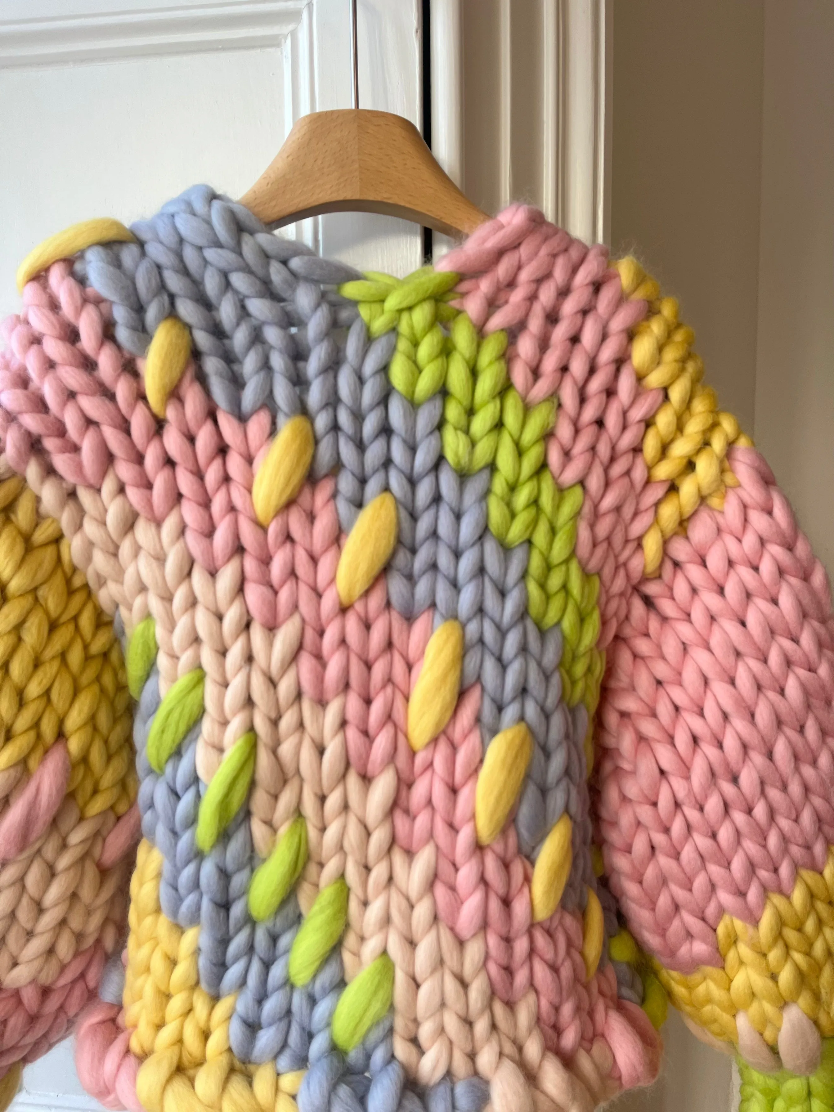 Pastel Colossal Knit Cardigan (Sample) sold by Hope Macaulay product image thumbnail 4