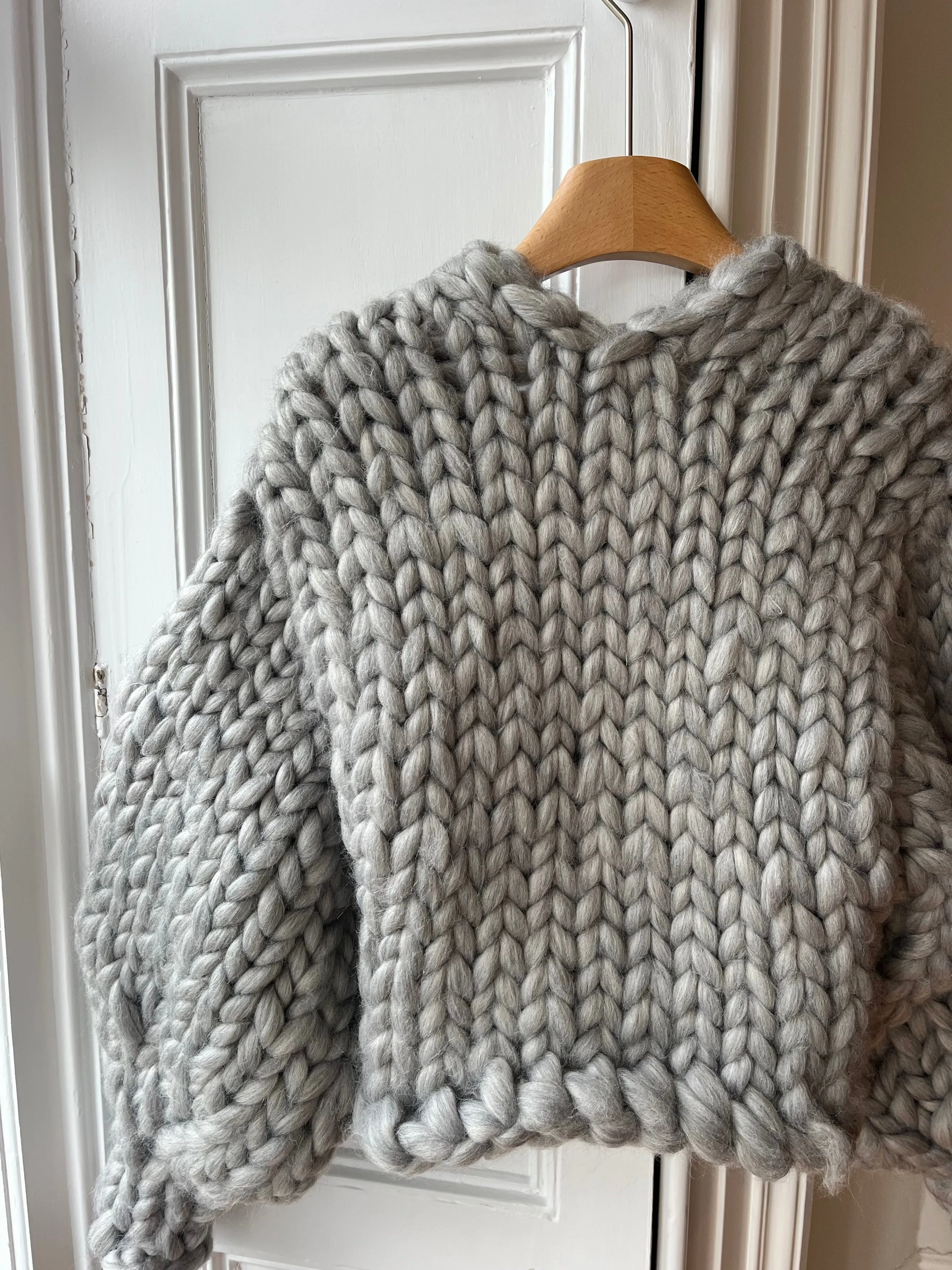 Grey Colossal Knit Cardigan (Sample) sold by Hope Macaulay product image thumbnail 4