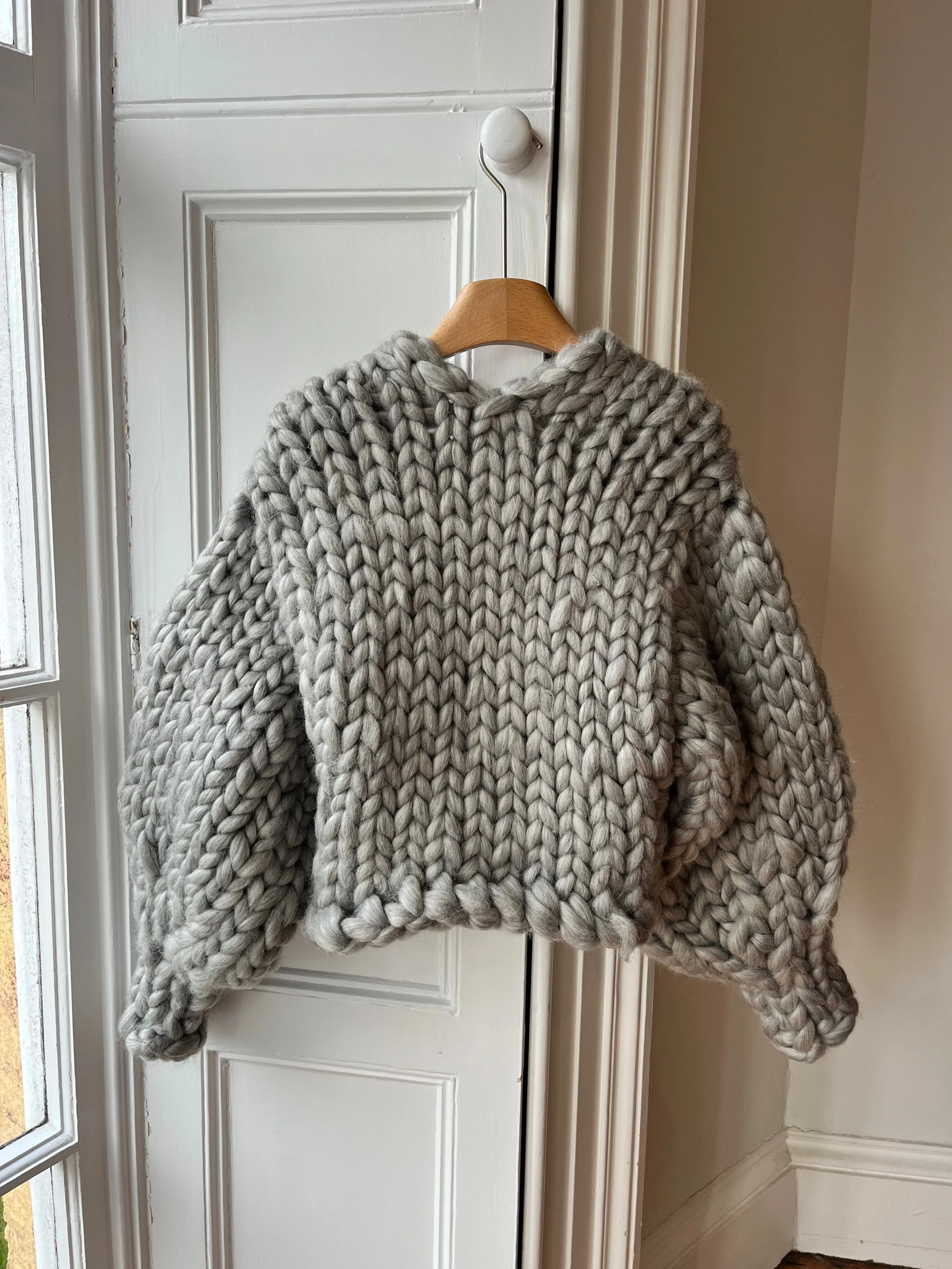 Grey Colossal Knit Cardigan (Sample) sold by Hope Macaulay product image thumbnail 3