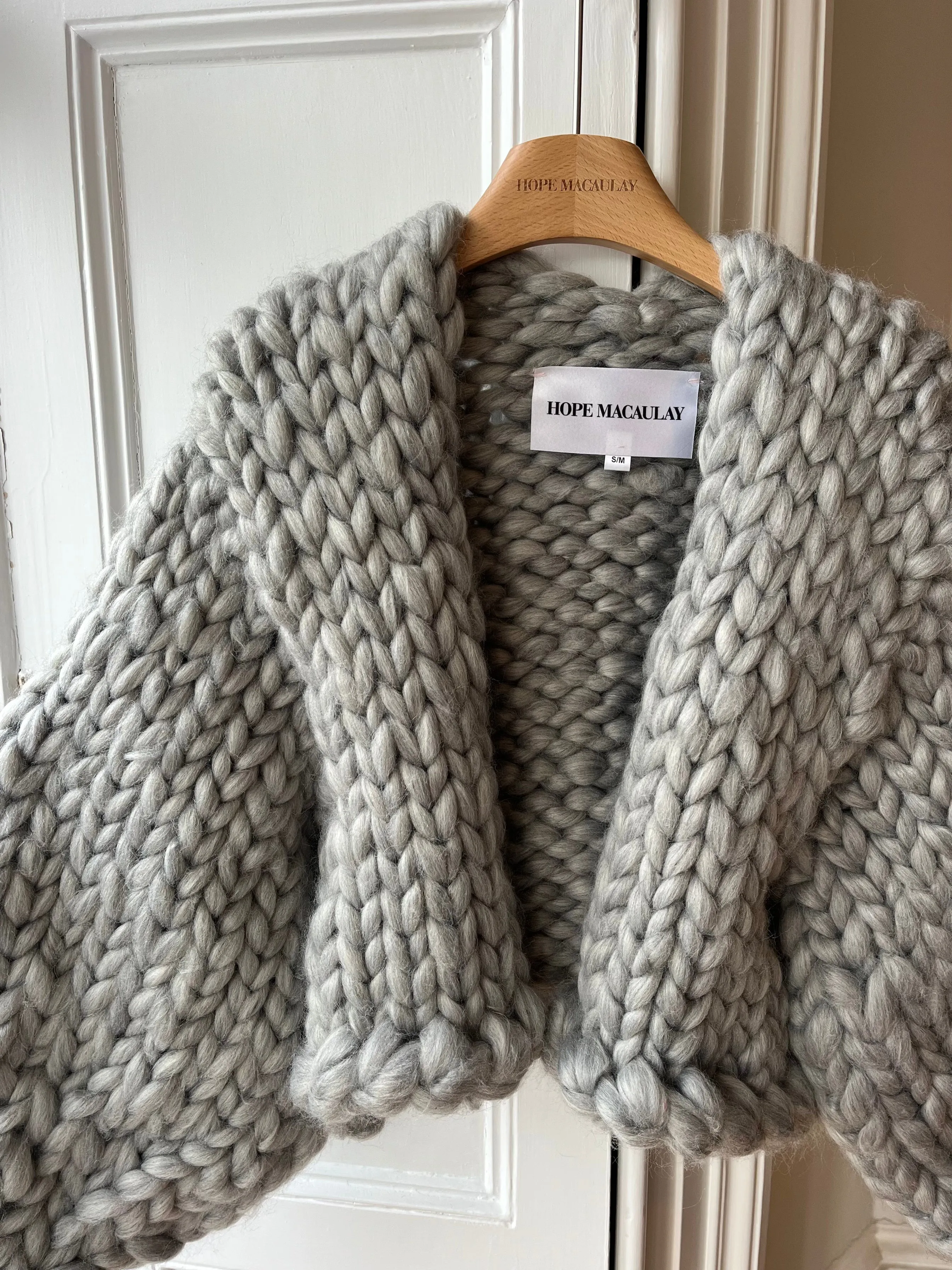 Grey Colossal Knit Cardigan (Sample) sold by Hope Macaulay product image thumbnail 2