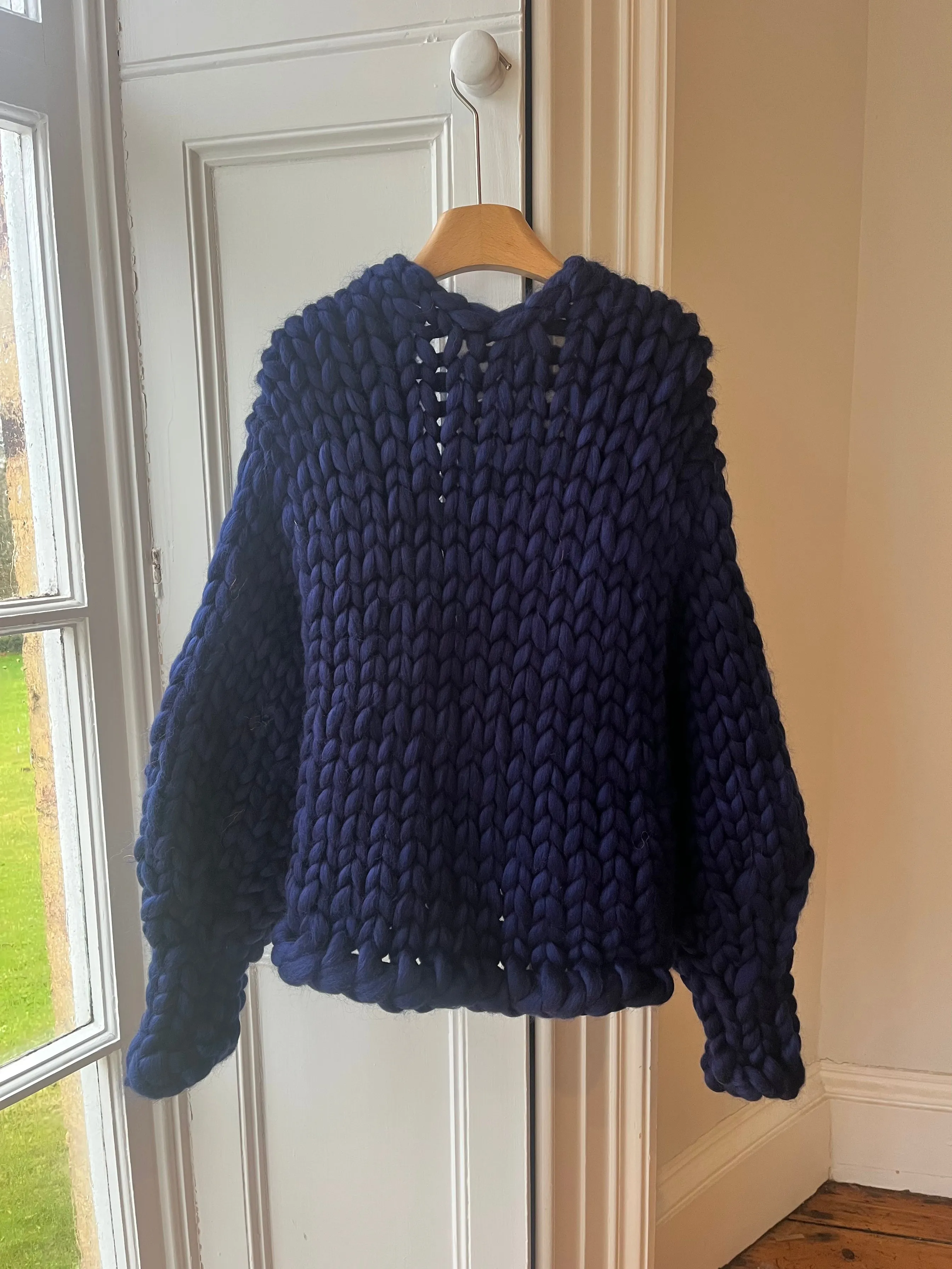 Navy Colossal Knit Cardigan (Sample) sold by Hope Macaulay product image thumbnail 2