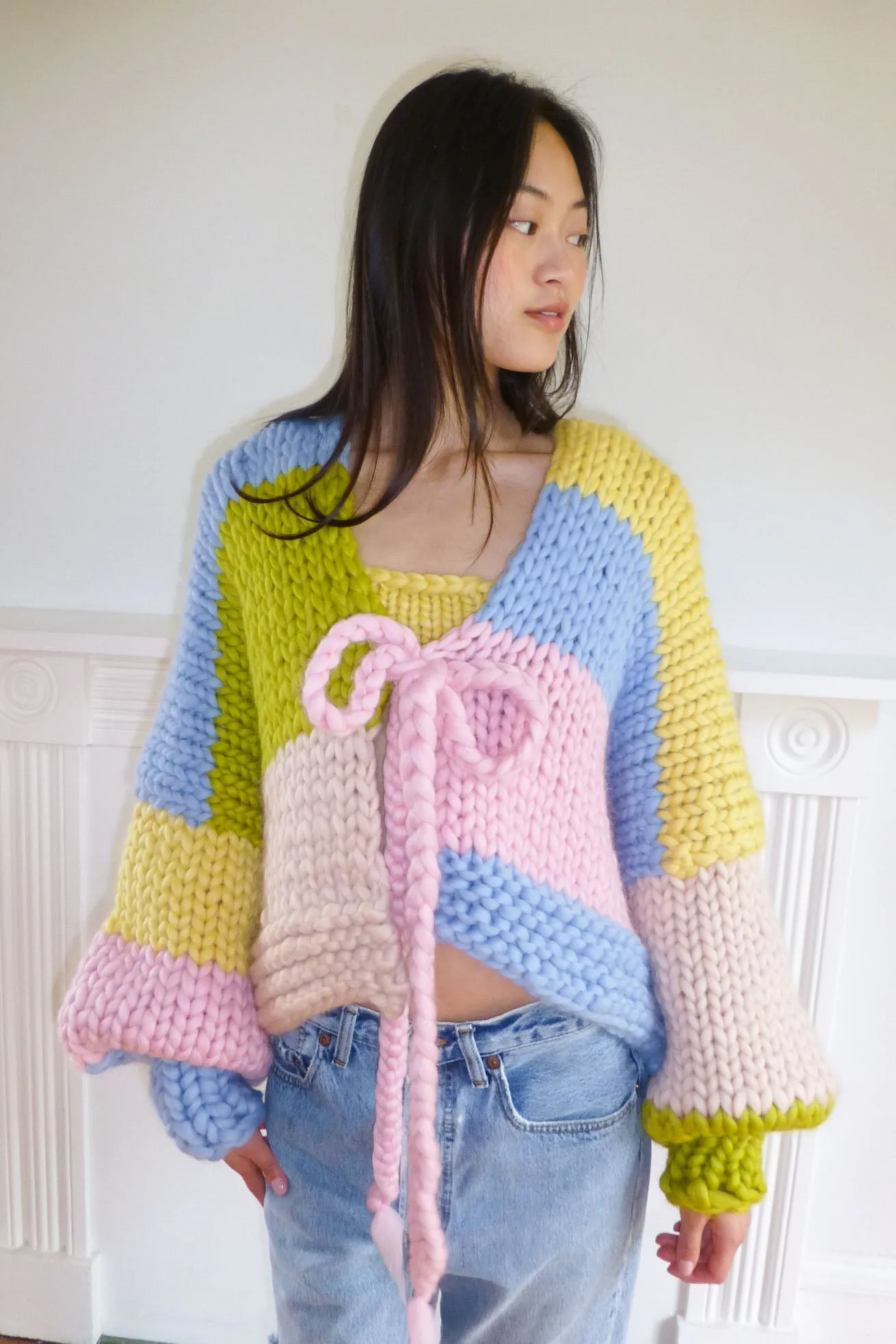 Joy Chunky Knit Cardigan sold by Hope Macaulay product image thumbnail 3