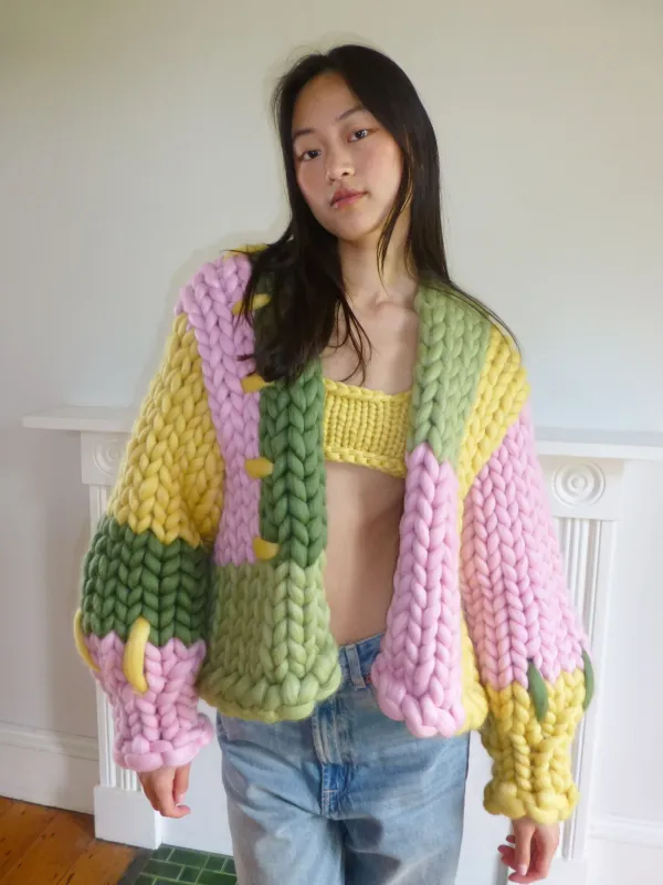 Apple Colossal Knit Cardigan sold by Hope Macaulay
