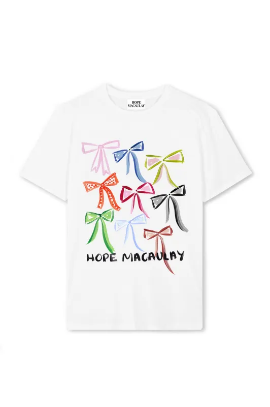 Colourful Bow T-shirt S (Sample) sold by Hope Macaulay