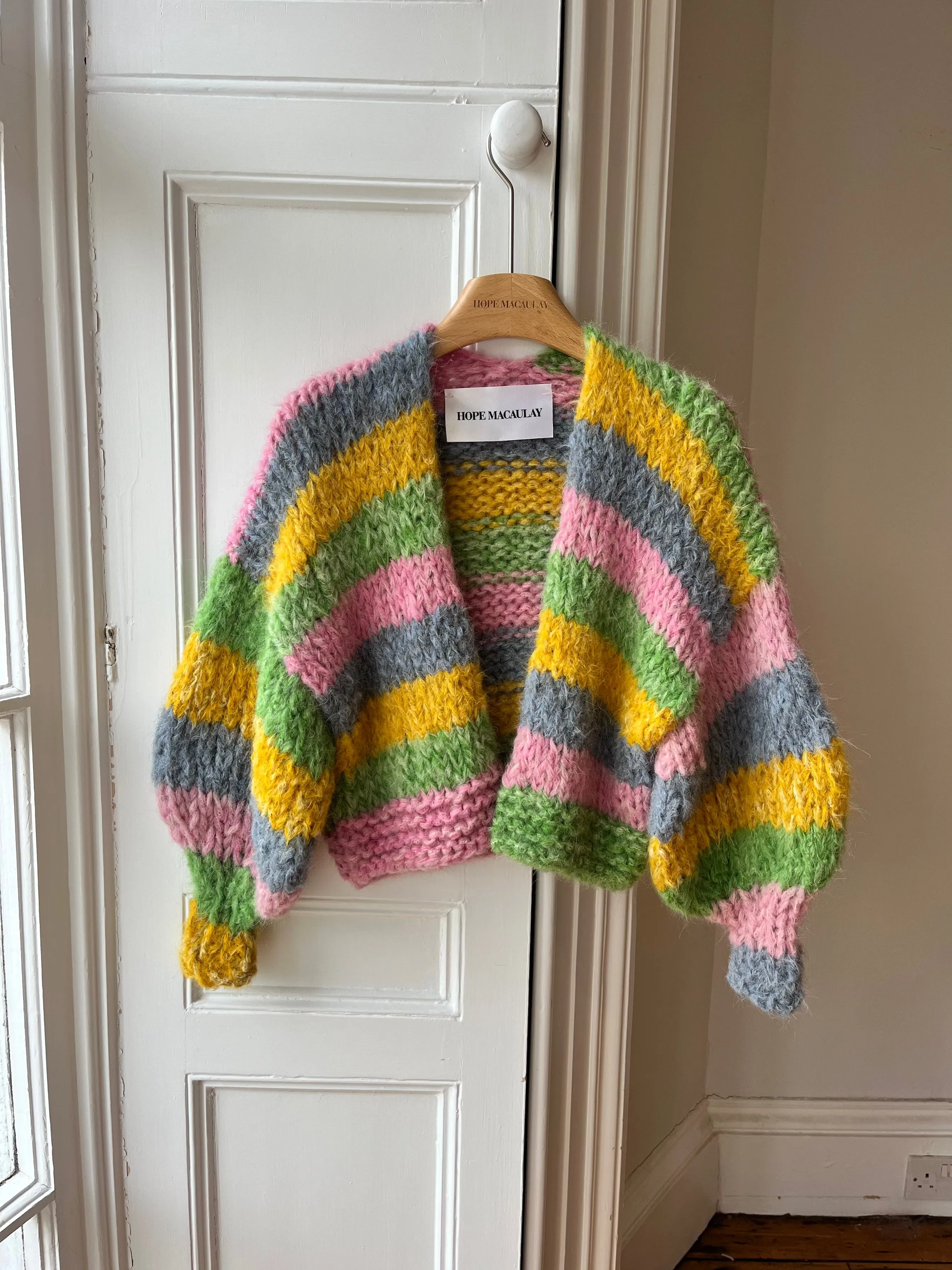 Mili Fluffy Knit Cardigan Prototype (Sample) sold by Hope Macaulay