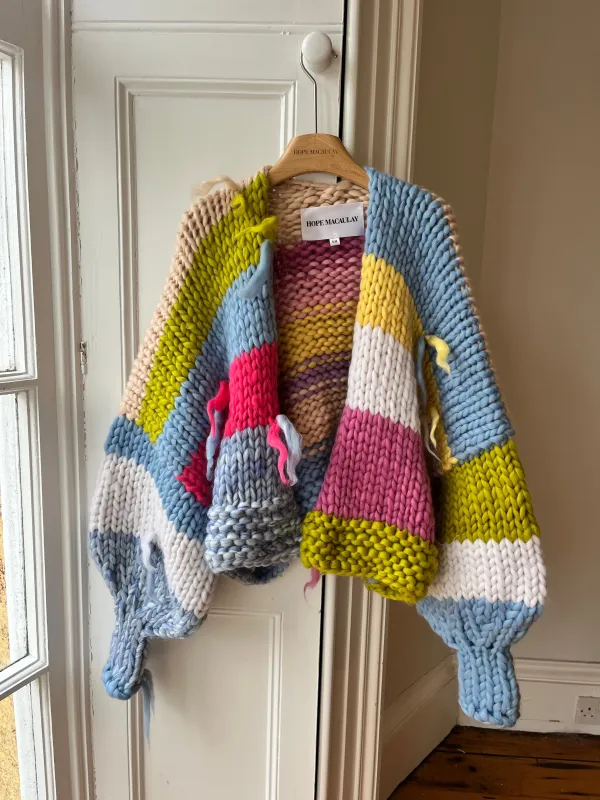 1of1 Scrap Chunky Knit Cardigan No. 1 (Sample) sold by Hope Macaulay