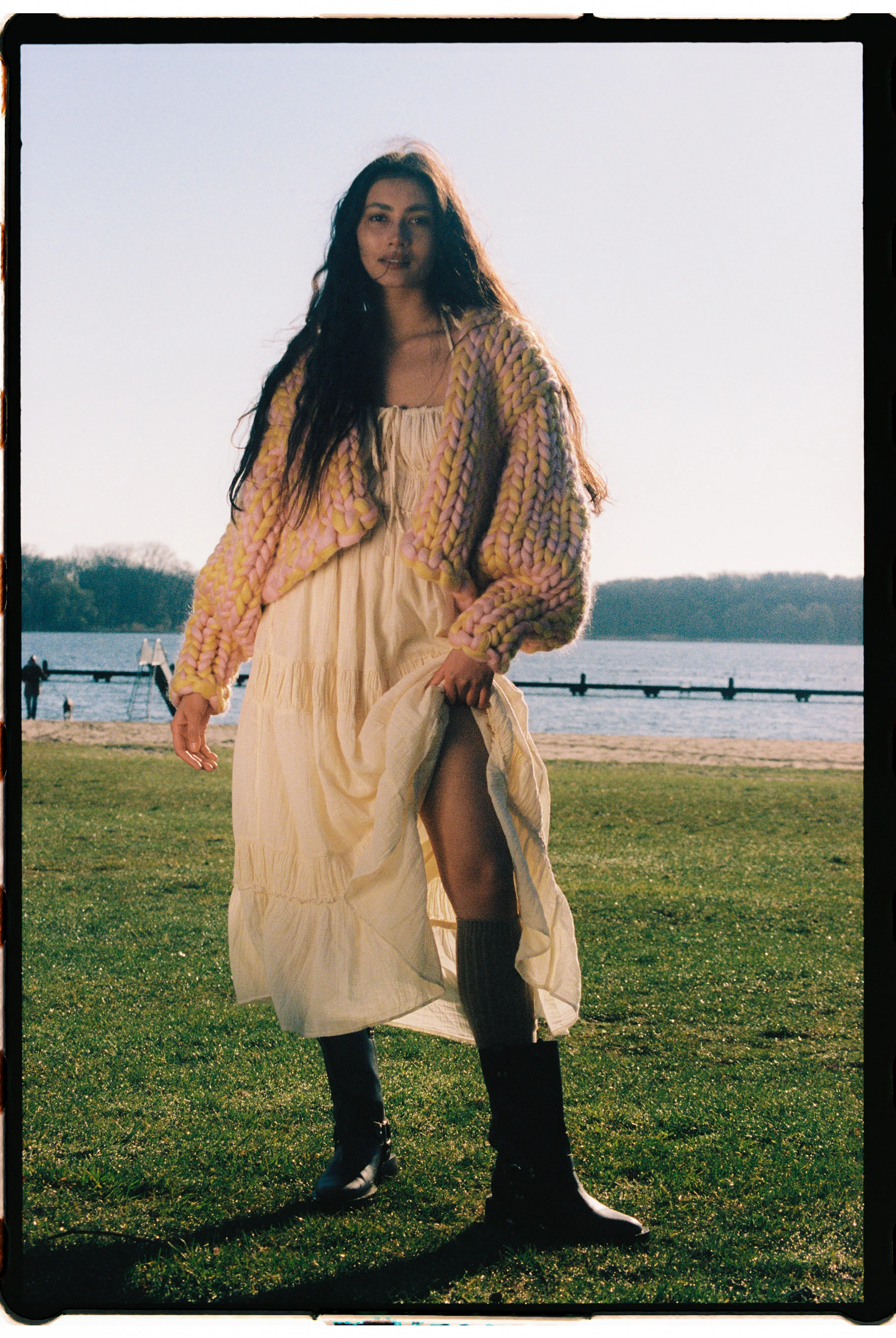 Cecilia Colossal Knit Cardigan sold by Hope Macaulay product image thumbnail 2