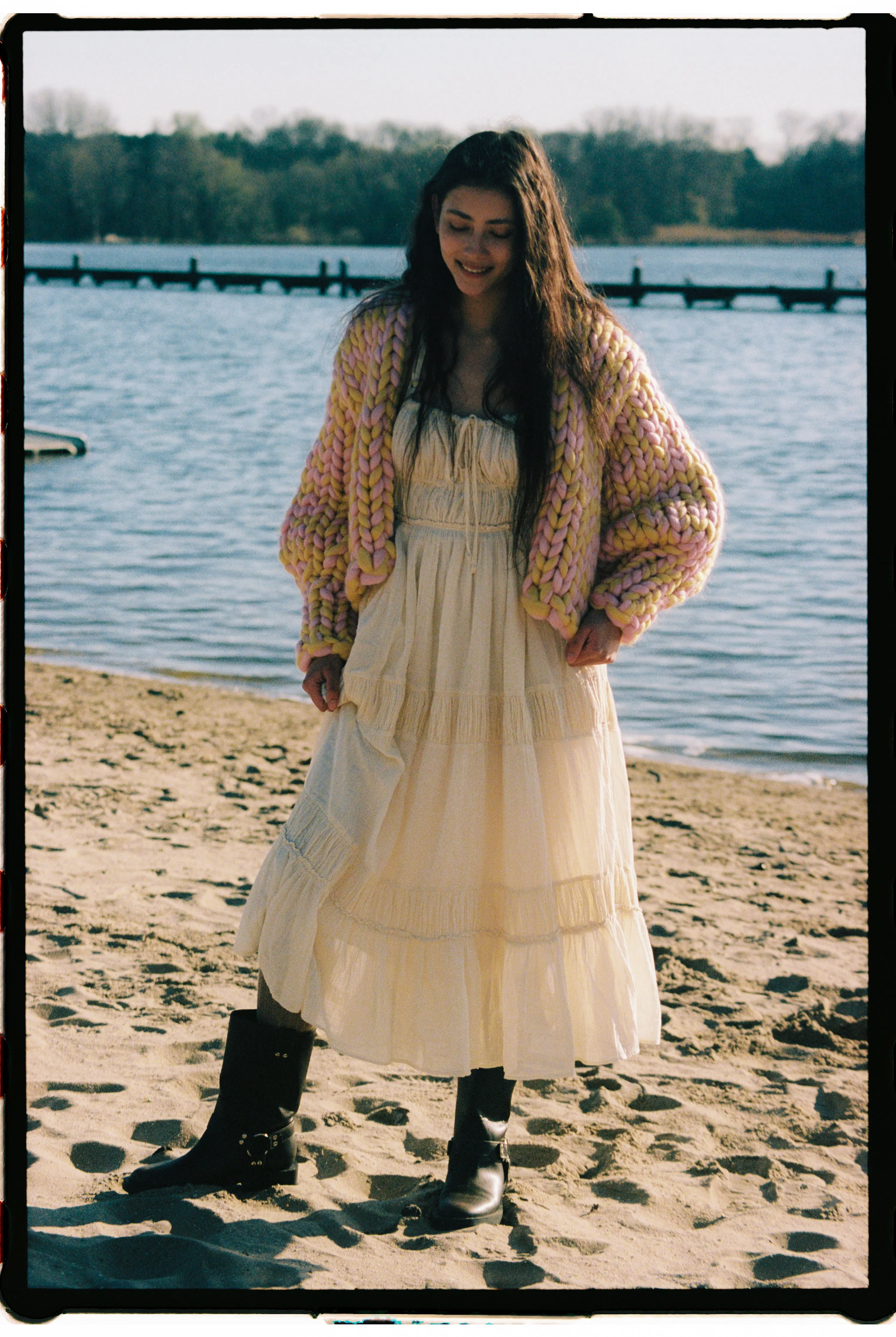 Cecilia Colossal Knit Cardigan sold by Hope Macaulay product image thumbnail 5