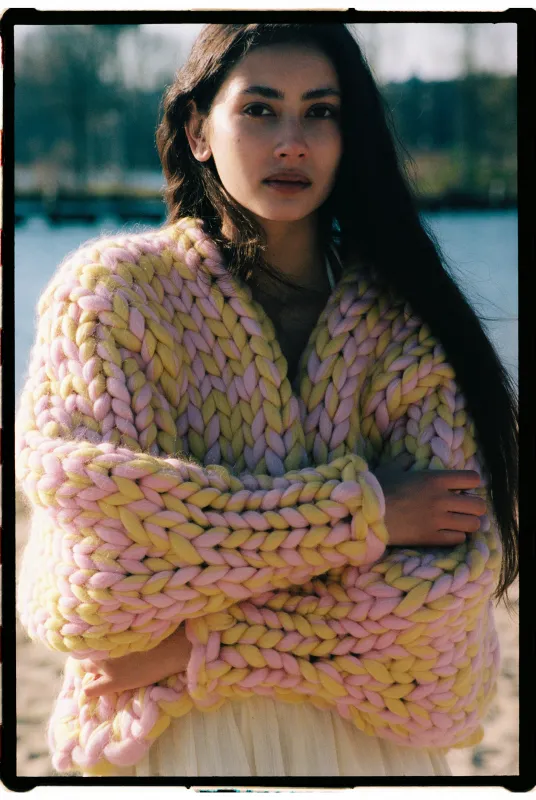 Cecilia Colossal Knit Cardigan sold by Hope Macaulay