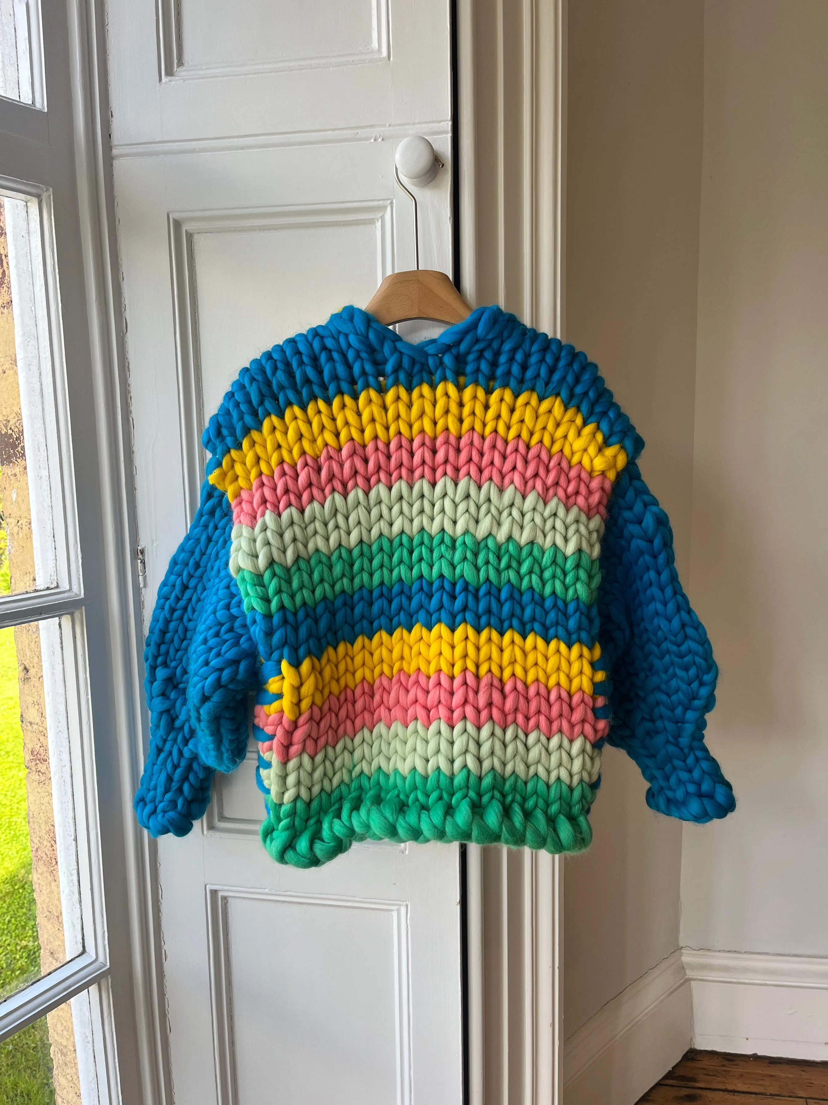 1of1 Stripe Colossal Knit Cardigan S/M (Sample) sold by Hope Macaulay product image thumbnail 2