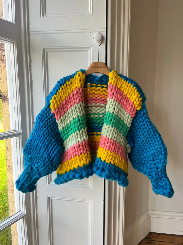 1of1 Stripe Colossal Knit Cardigan S/M (Sample) sold by Hope Macaulay