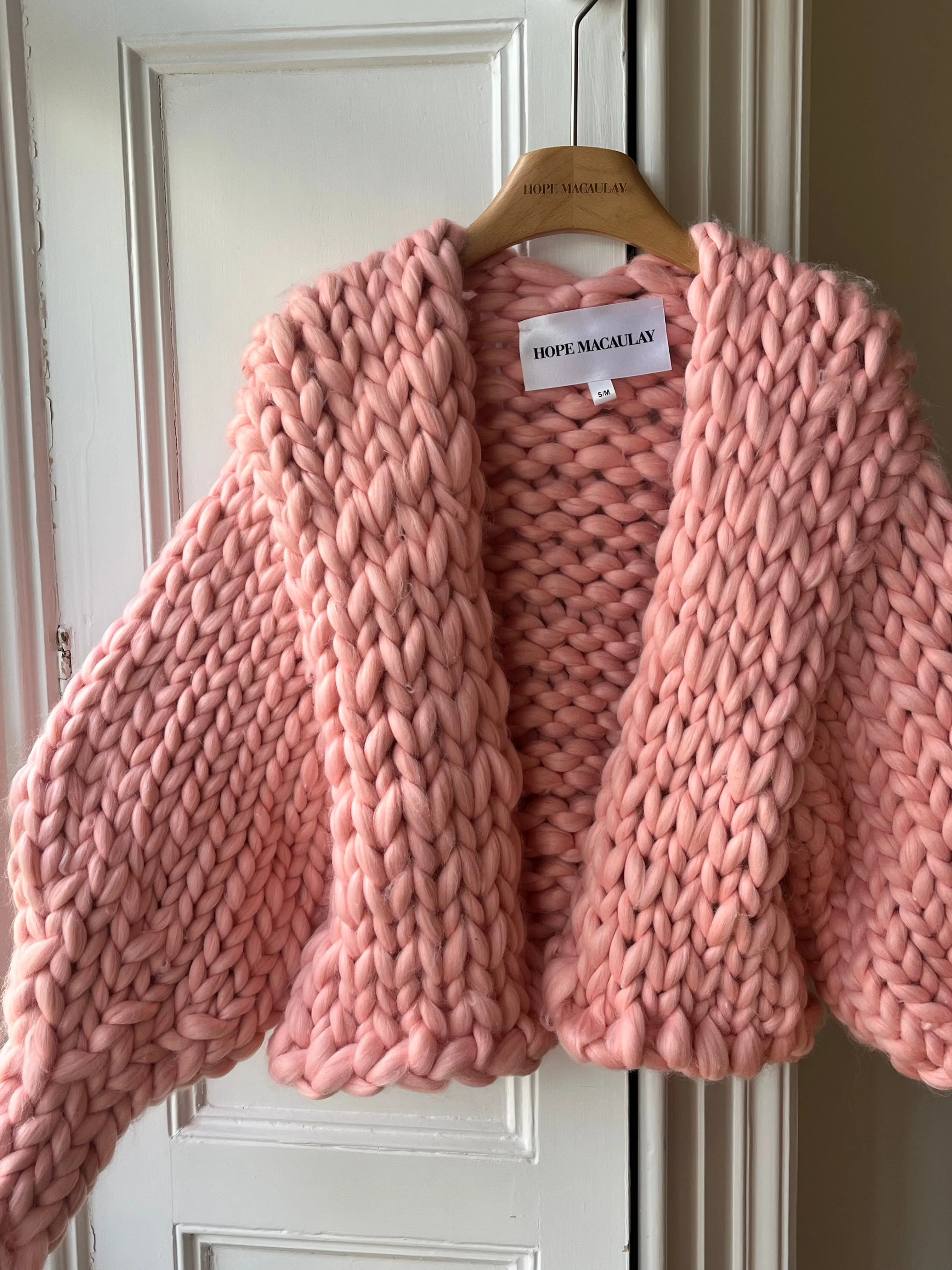 Peach Vegan Colossal Knit Cardigan (Sample) sold by Hope Macaulay product image thumbnail 2