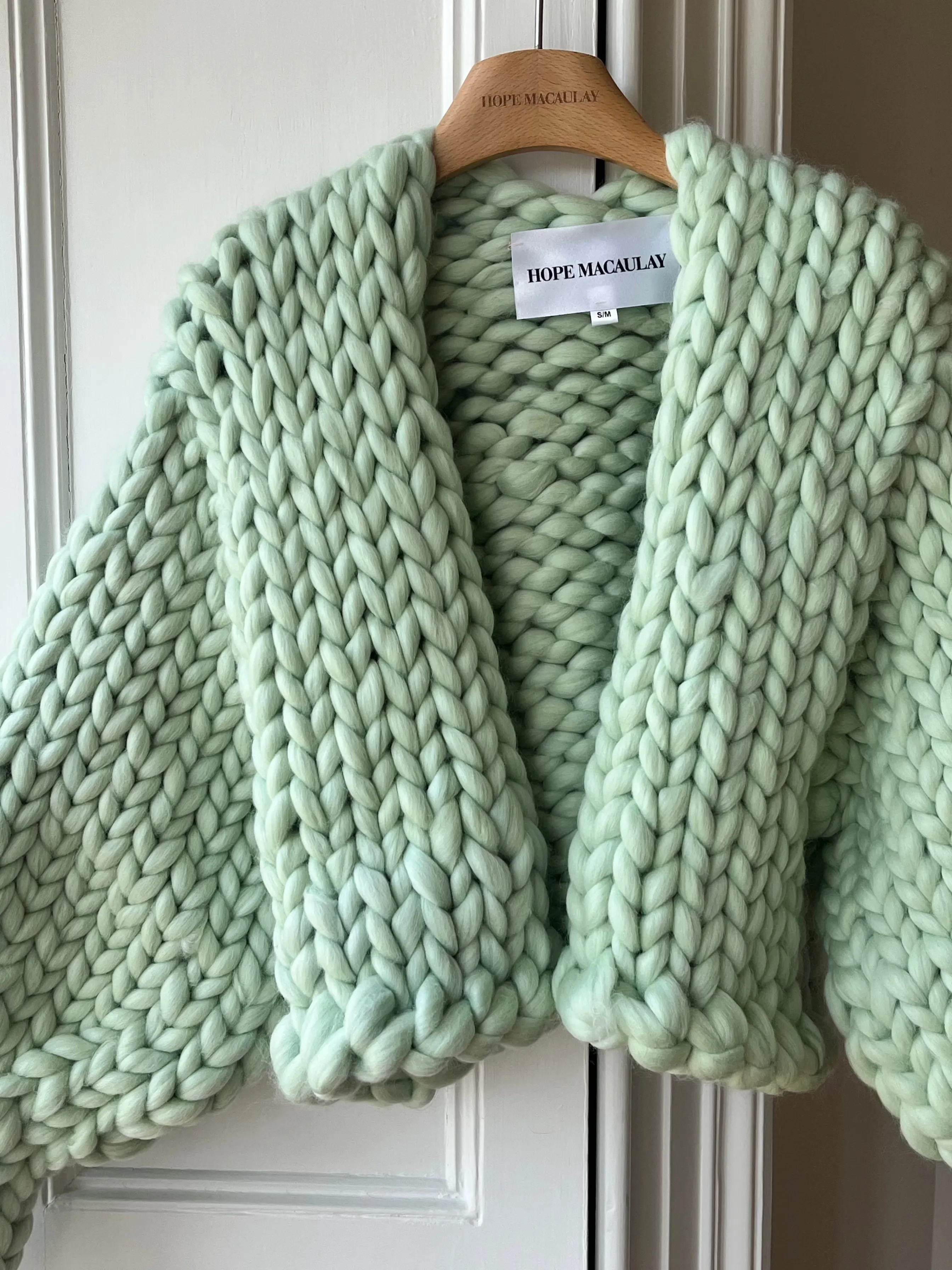 1of1 Mint Colossal Knit Cardigan (Merino Wool Sample) sold by Hope Macaulay product image thumbnail 2