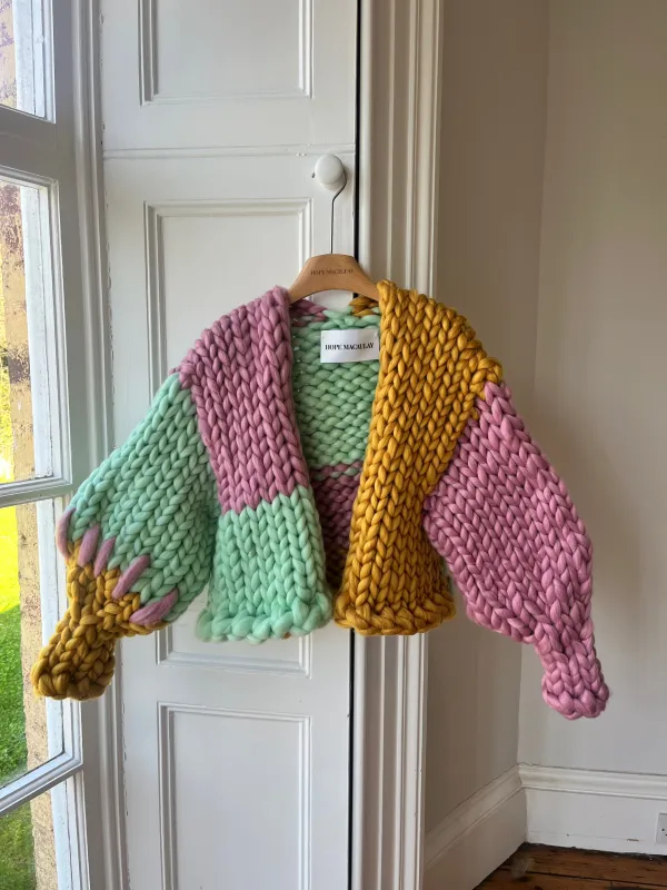 Bella Vegan Colossal Knit Cardigan (Sample) sold by Hope Macaulay