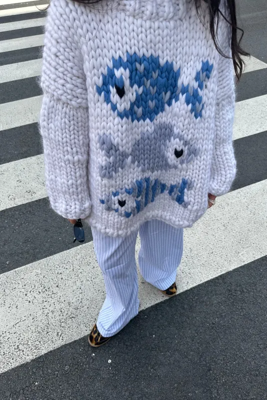 Blue Fish Chunky Knit Sweater sold by Hope Macaulay
