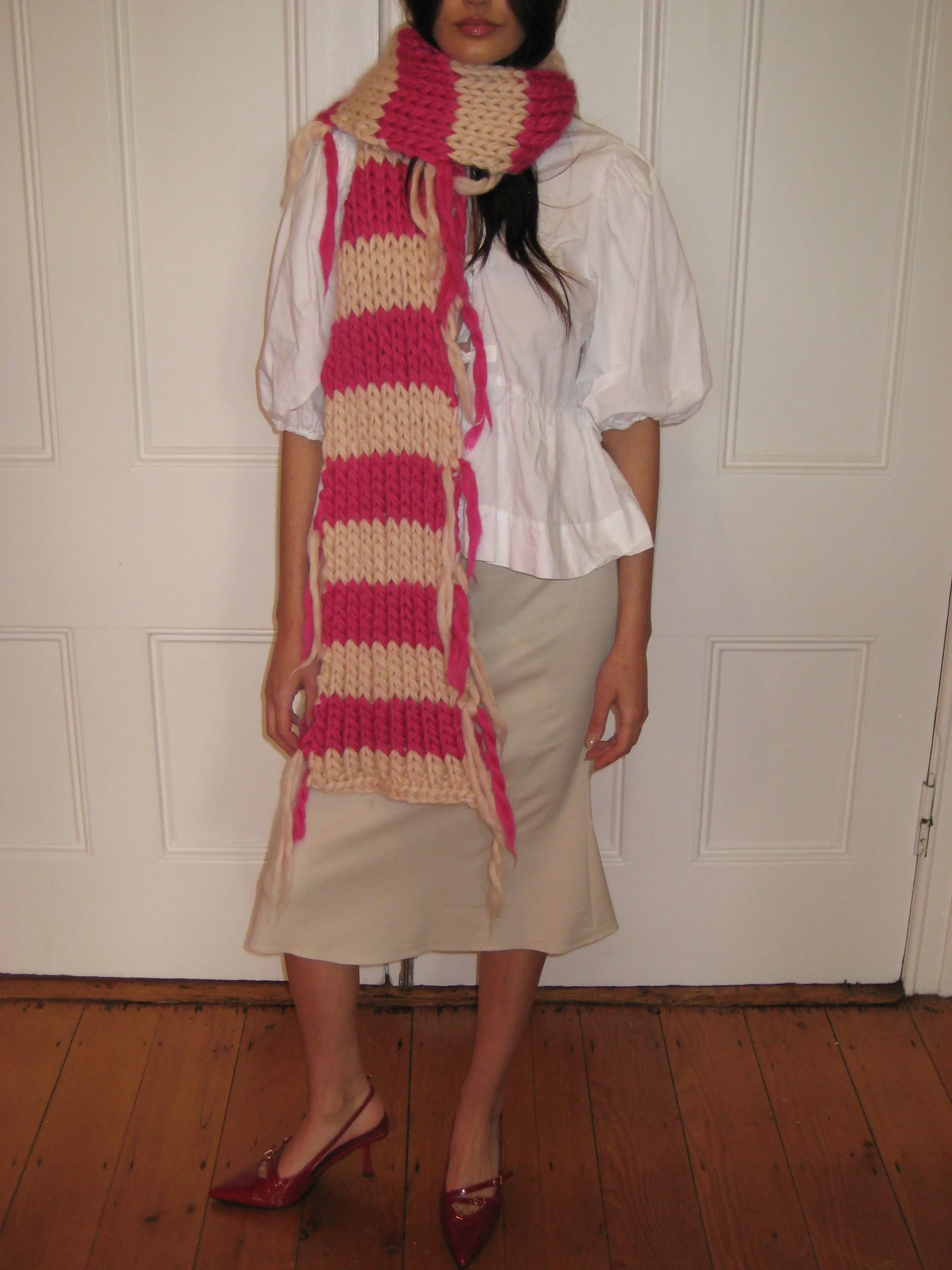 Penelope Chunky Knit Scarf (Sample) sold by Hope Macaulay product image thumbnail 3
