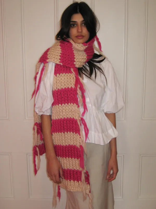 Penelope Chunky Knit Scarf (Sample) sold by Hope Macaulay