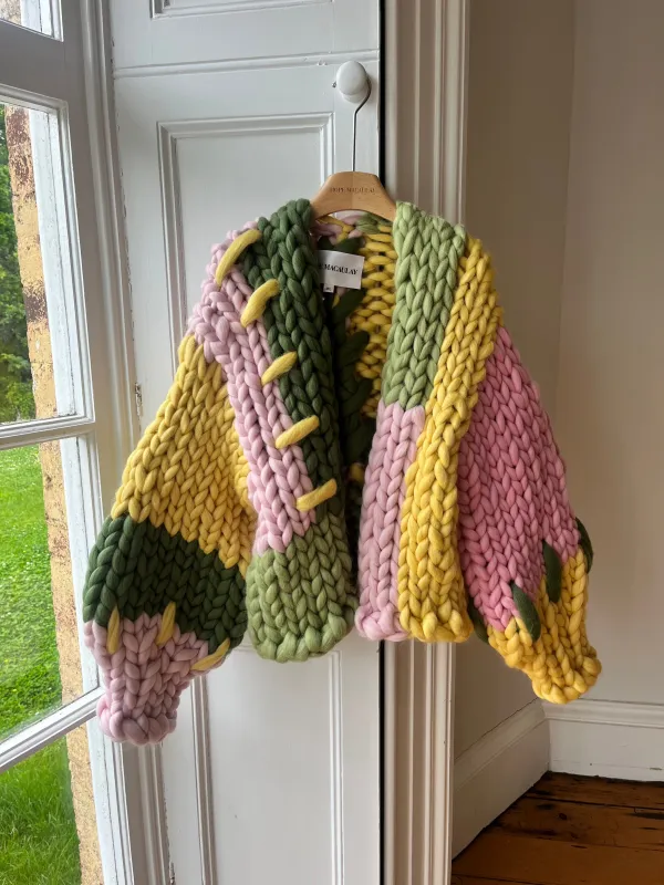 Apple Colossal Knit Cardigan (Sample) sold by Hope Macaulay