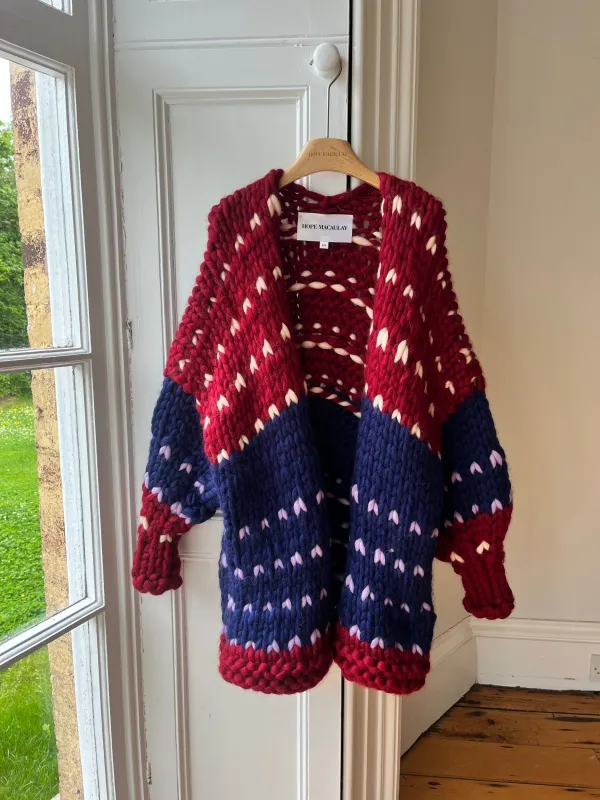 Wren Midi Chunky Knit Cardigan S/M (Sample) sold by Hope Macaulay