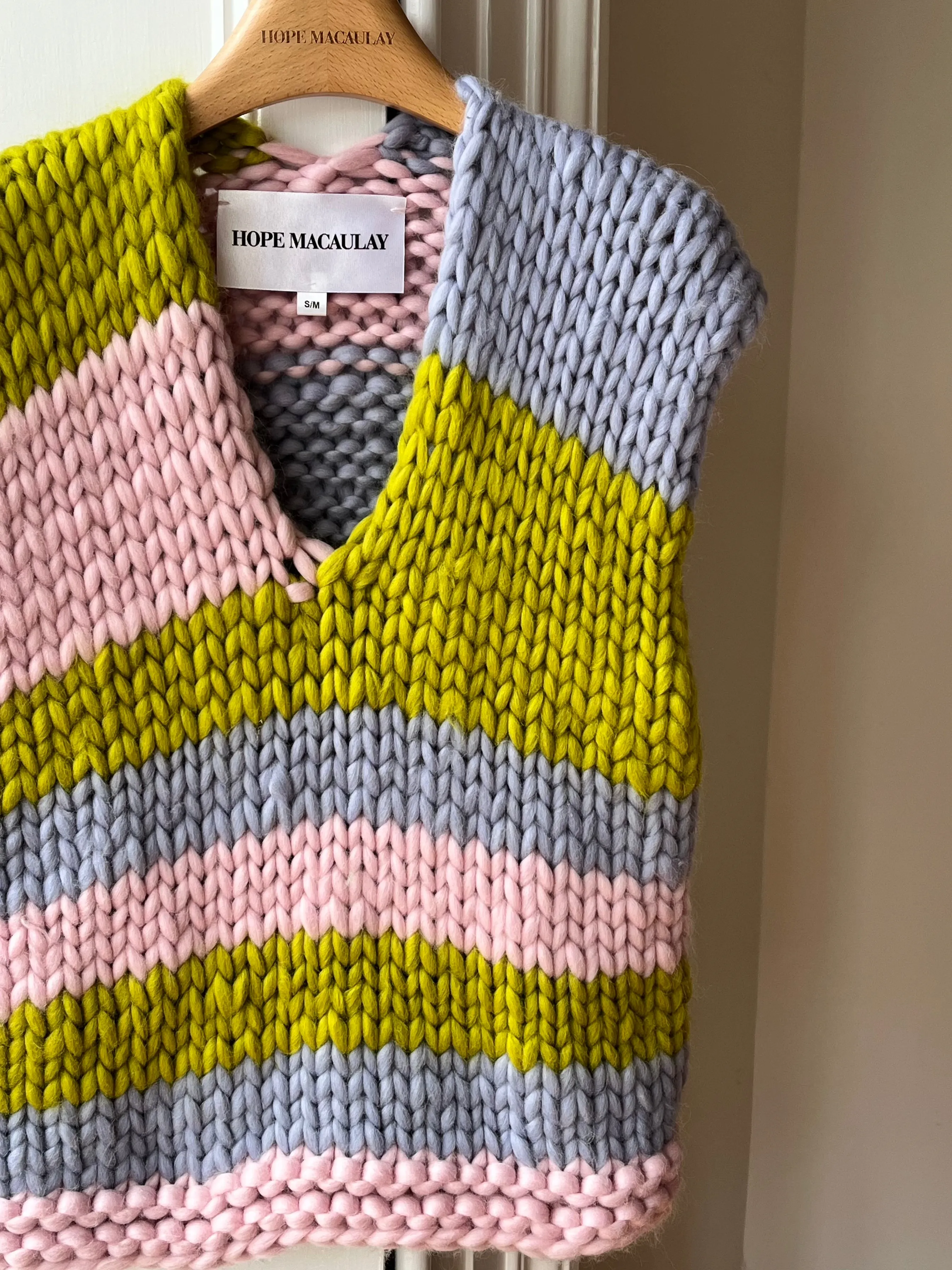 1of1 Stripe Chunky Knit Vest S/M (Sample) sold by Hope Macaulay product image thumbnail 2