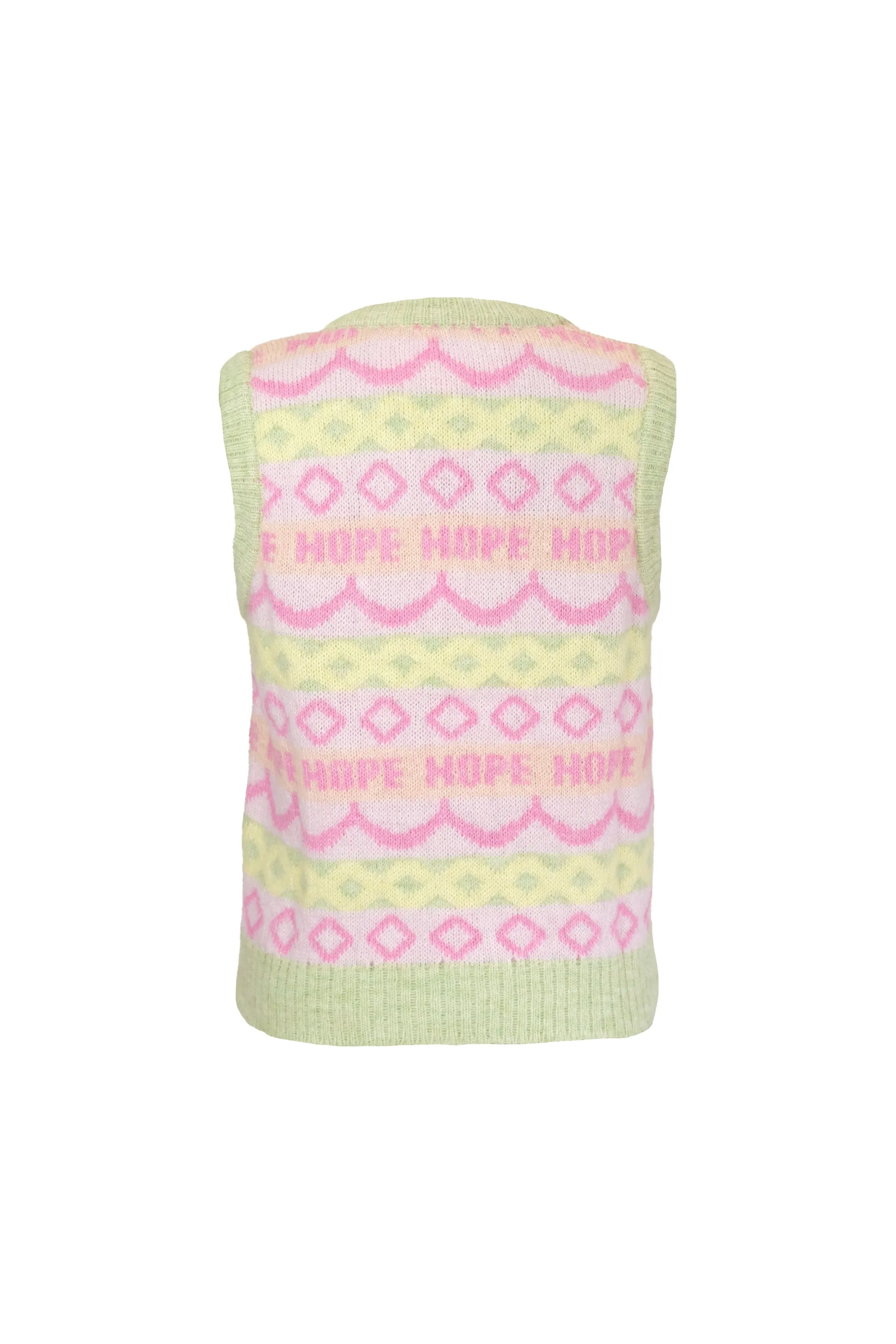 Hope Fair Isle Knit Sweater Vest sold by Hope Macaulay product image thumbnail 2