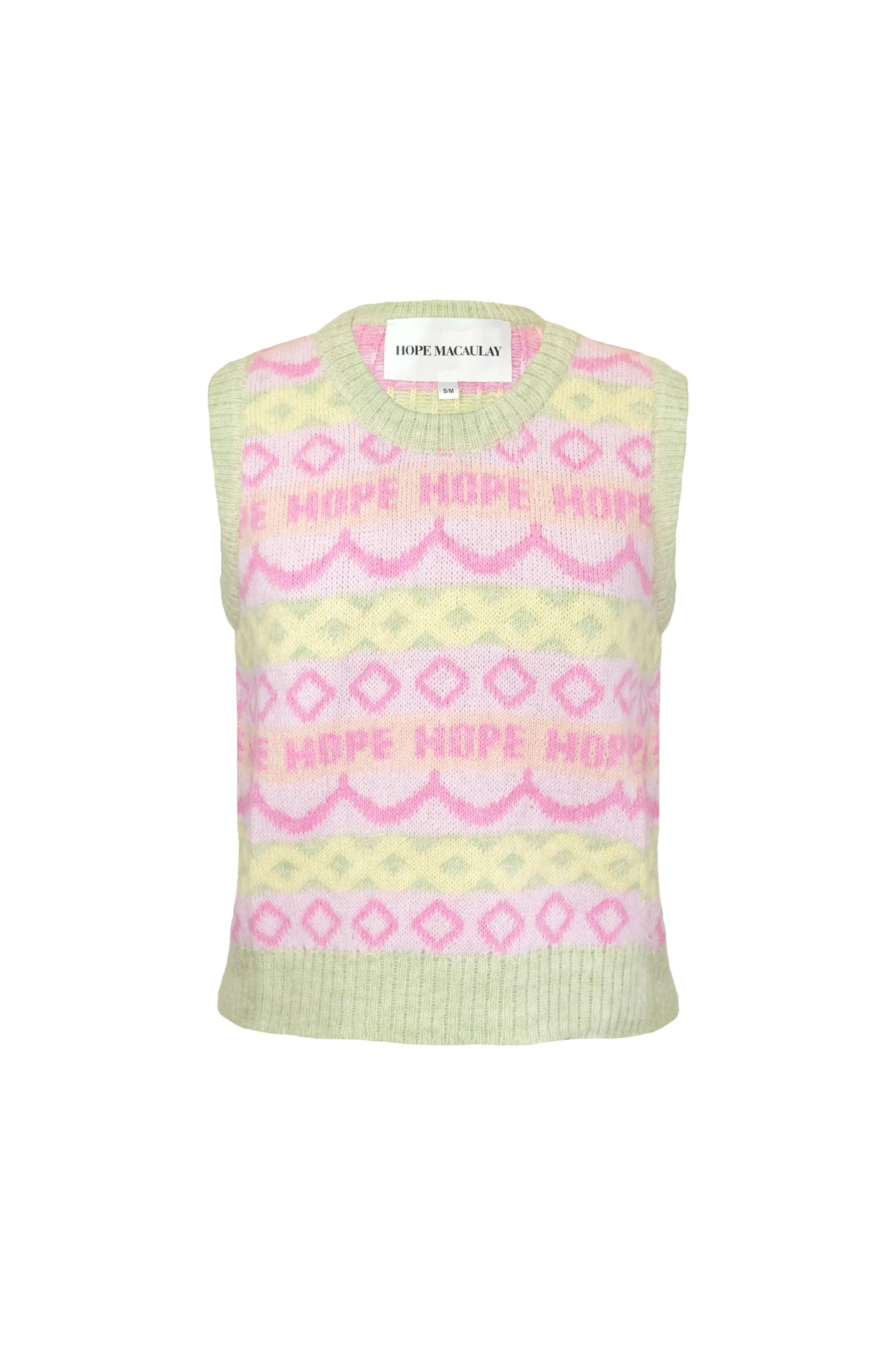 Hope Fair Isle Knit Sweater Vest sold by Hope Macaulay