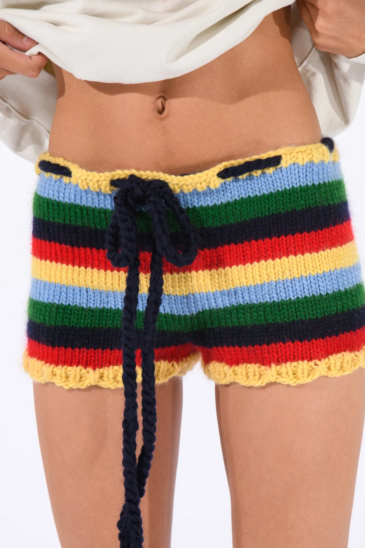 Lilo Chunky Knit Shorts sold by Hope Macaulay product image thumbnail 2