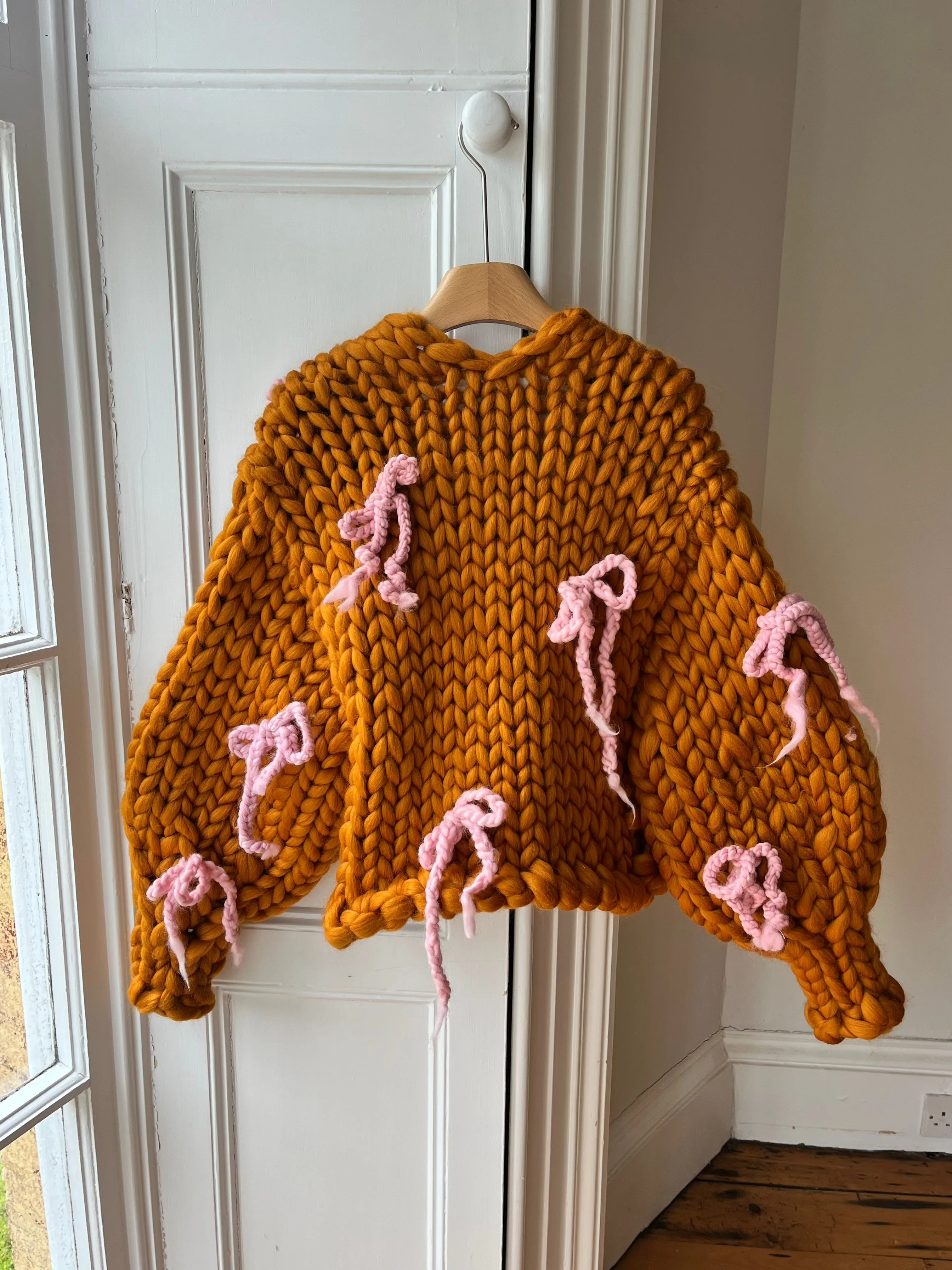 1of1 Amber Bow Colossal Knit Cardigan M/L (Sample) sold by Hope Macaulay product image thumbnail 3