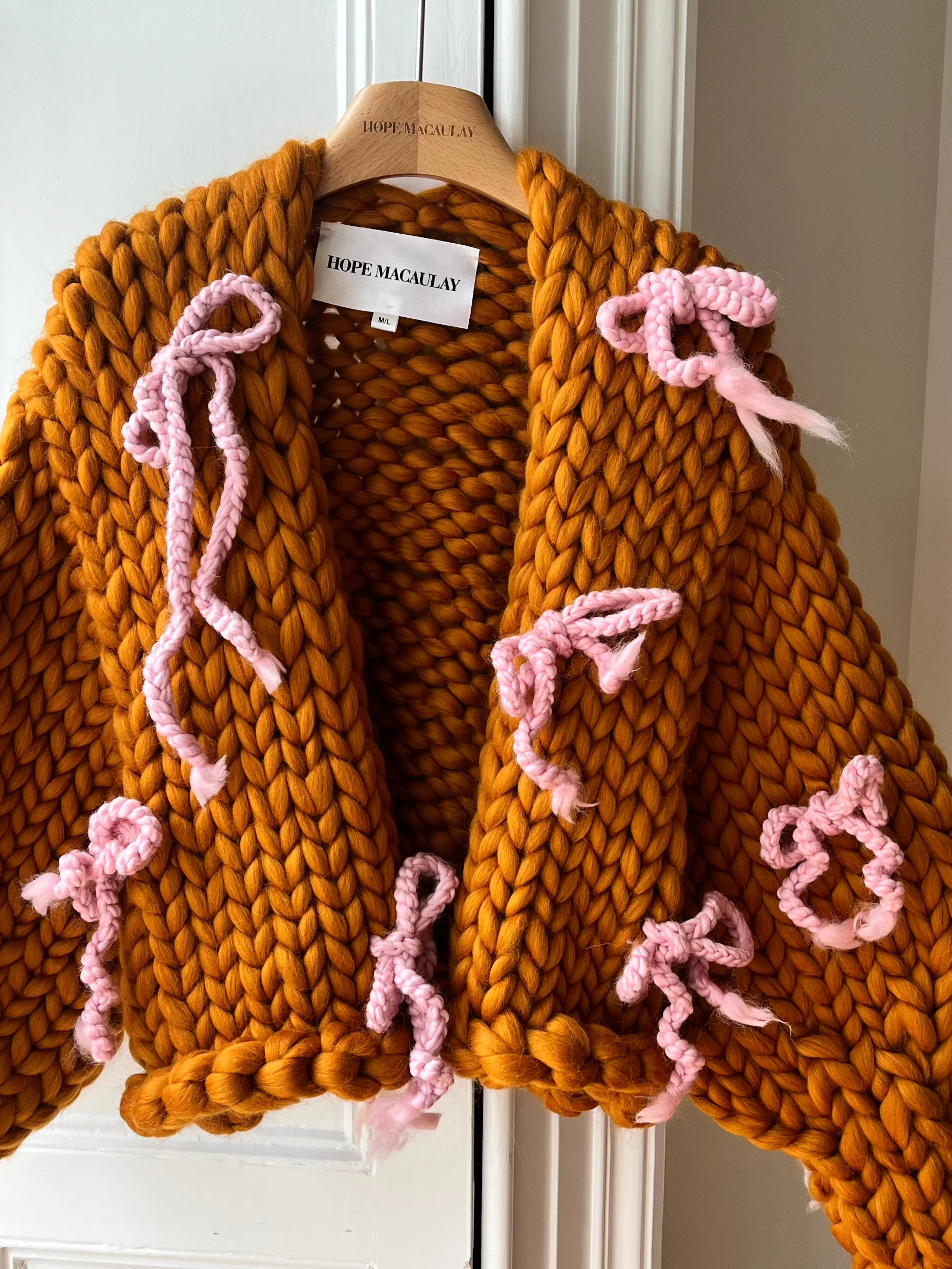 1of1 Amber Bow Colossal Knit Cardigan M/L (Sample) sold by Hope Macaulay product image thumbnail 2