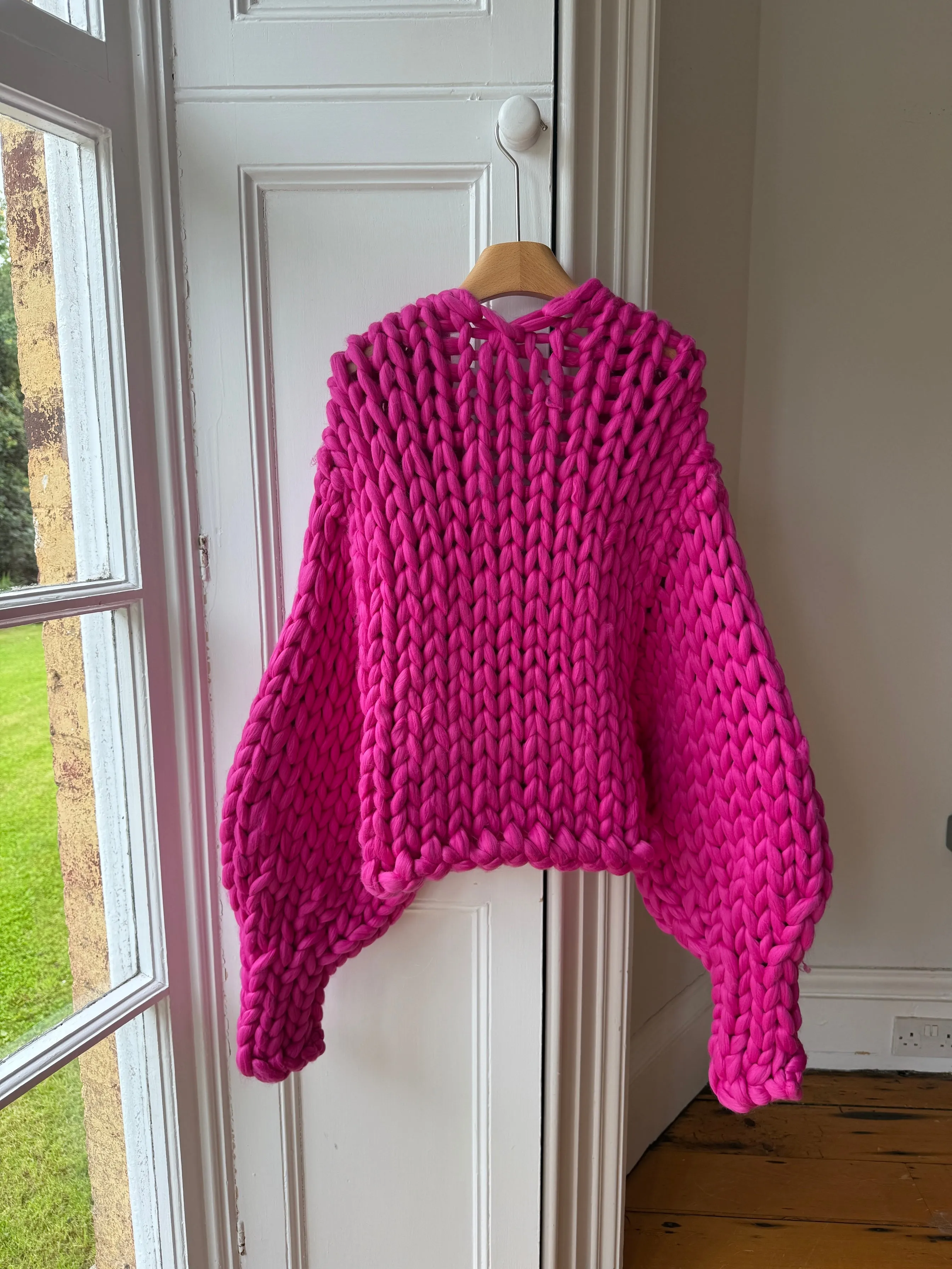 Pink Vegan Colossal Knit Cardigan (Limited Edition Sample) sold by Hope Macaulay product image thumbnail 3