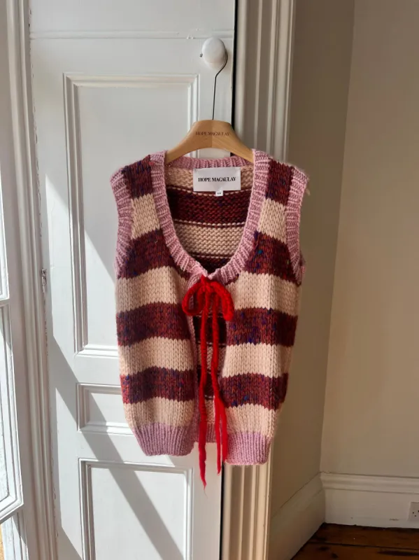 1of1 Blended Chunky Knit Vest S/M (Sample) sold by Hope Macaulay